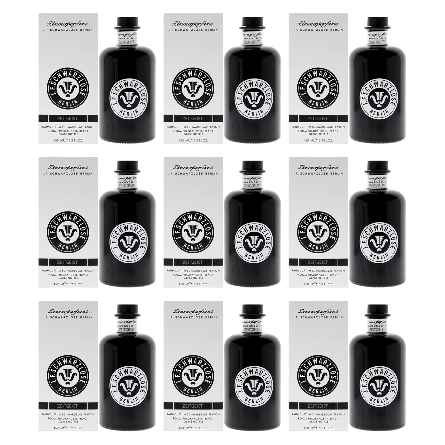 Schwarzlose Zeitgeist and Nature Reed Diffuser Kit 15.2 oz