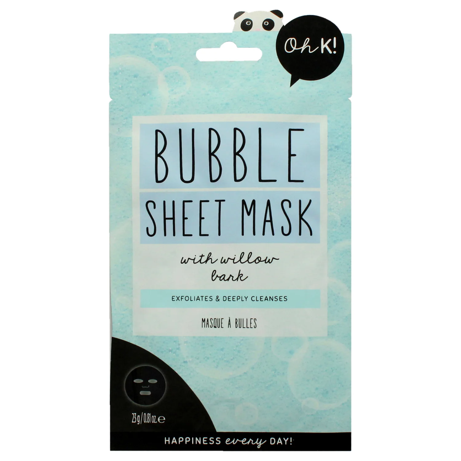 Oh K! Bubble Sheet Mask - Willow Bark