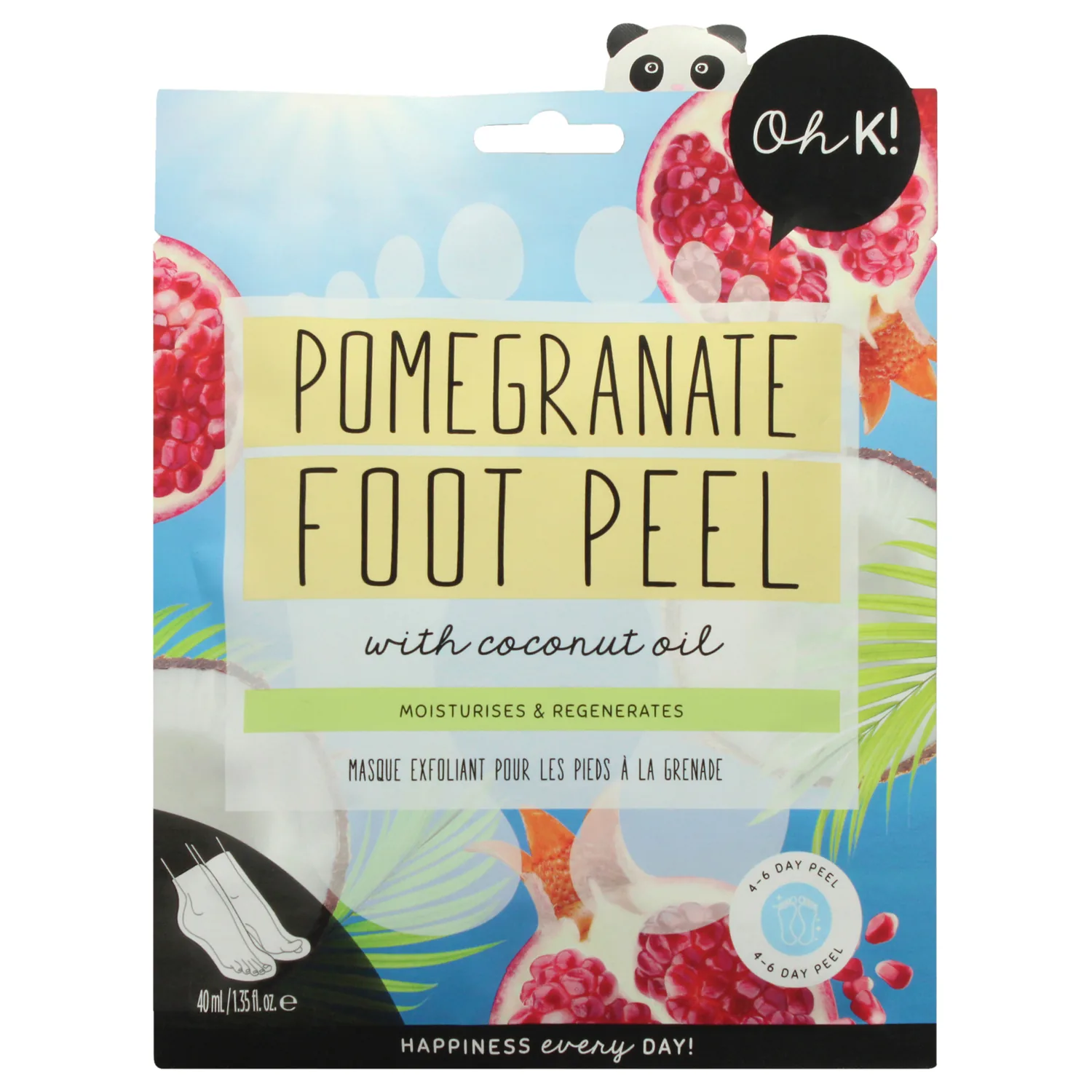 Oh K! Foot Peel - Pomegranate