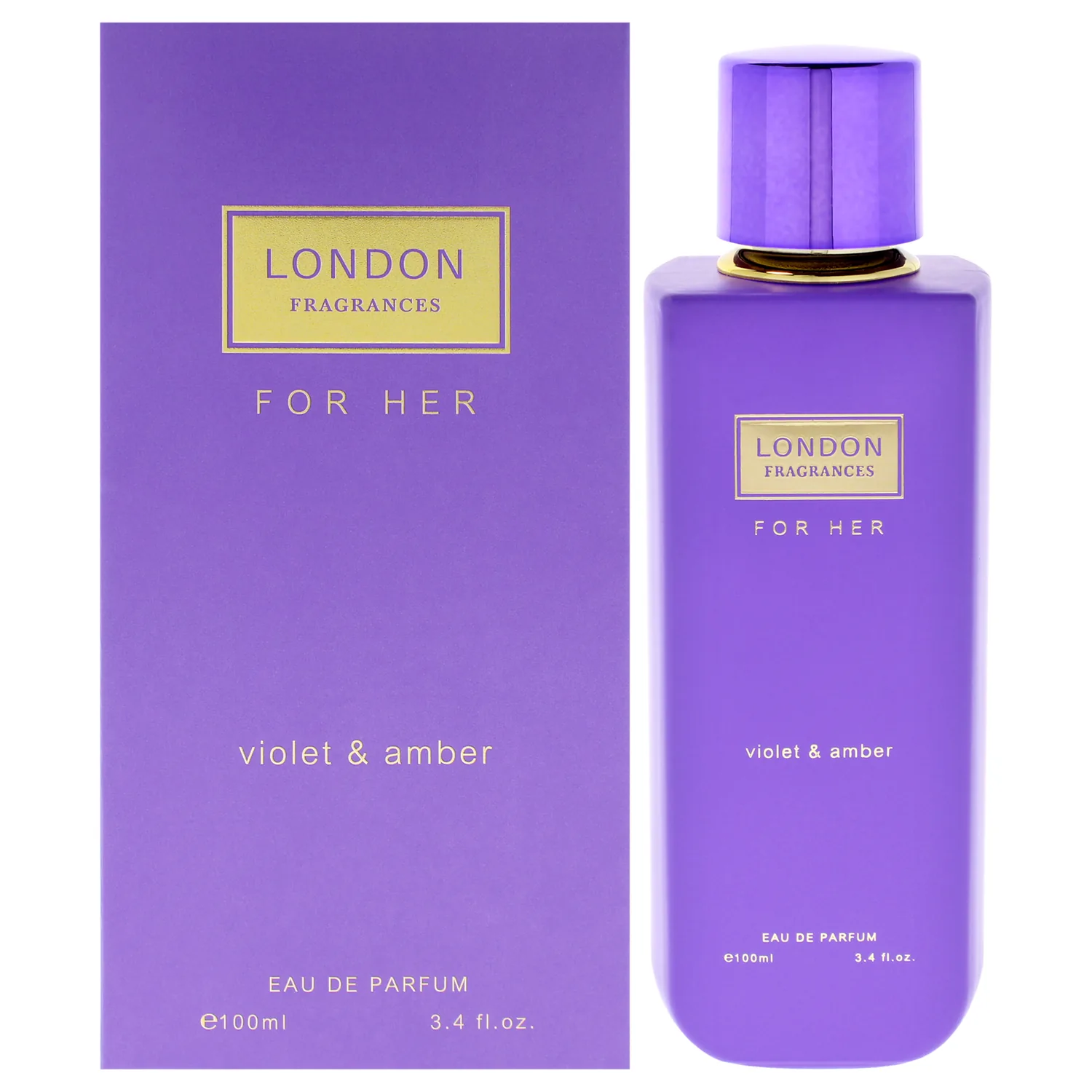 Fine Perfumery Violet And Amber Eau de Parfum 100ml / 3.4 oz for Women