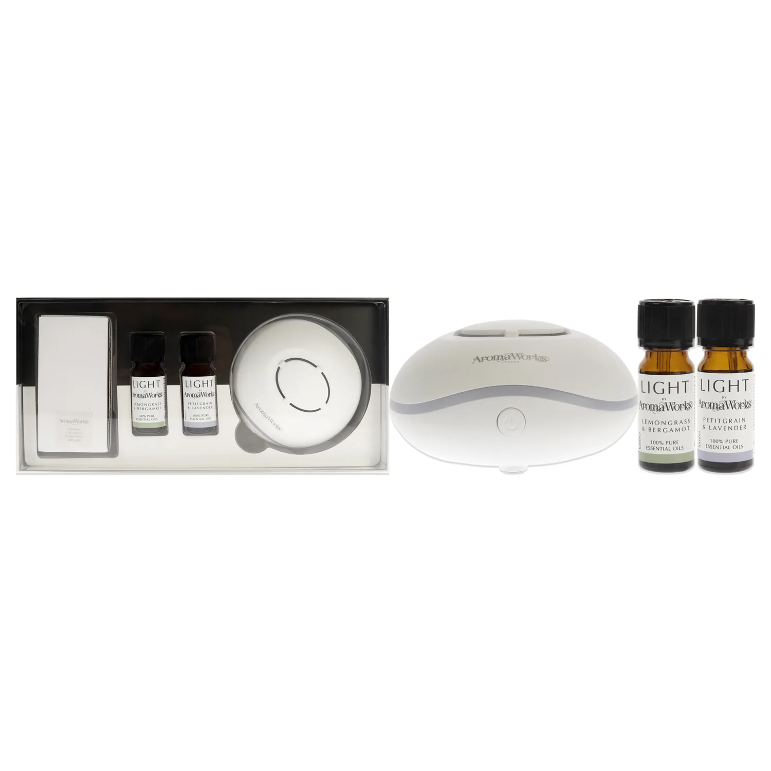 Aromaworks Light Range USB Aroma Diffuser Set 0.33 oz