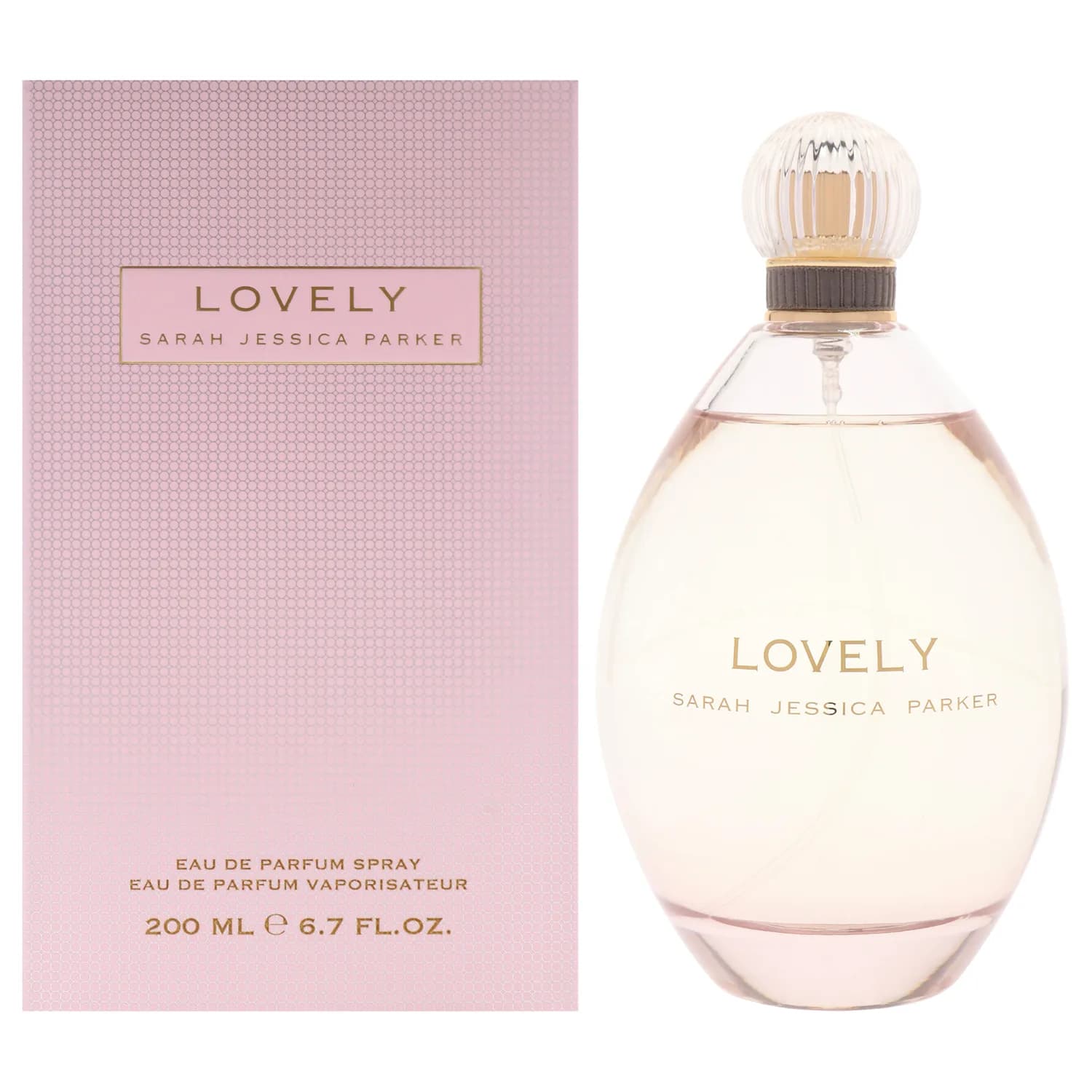 Lovely by SJP - Sweet, Floral, Musky Amber Woody Eau De Parfum Spray Fragrance for Women - With Notes of Mandarin, Bergamot, Apple, and Cedarwood - Intense, Long Lasting Scent - 6.7 oz