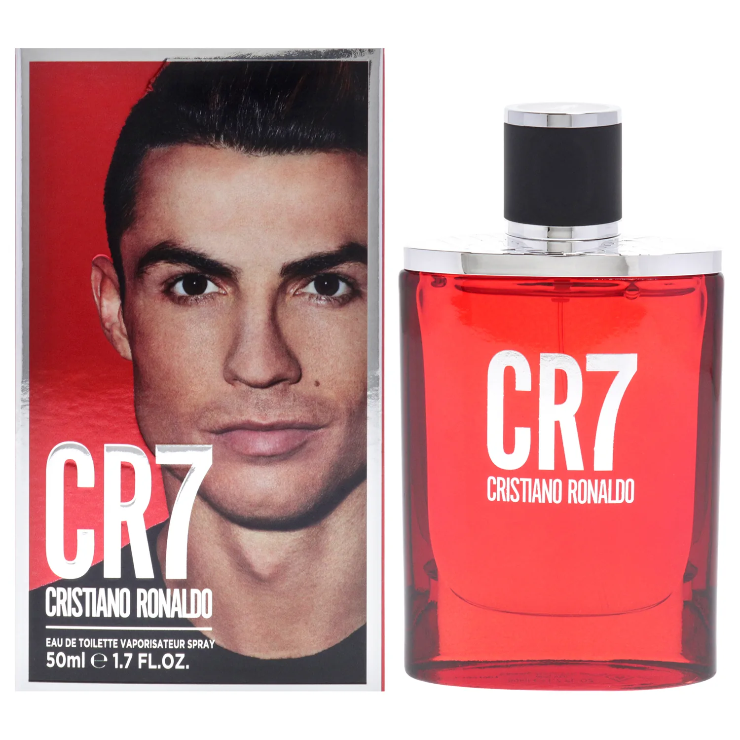 CRISTIANO RONALDO CR7 Eau De Toilette Cologne Scent for Men - Woody, Musky Men's Scent with Lavender, Cardamom, Tobacco, and Cedar - 1.7 oz