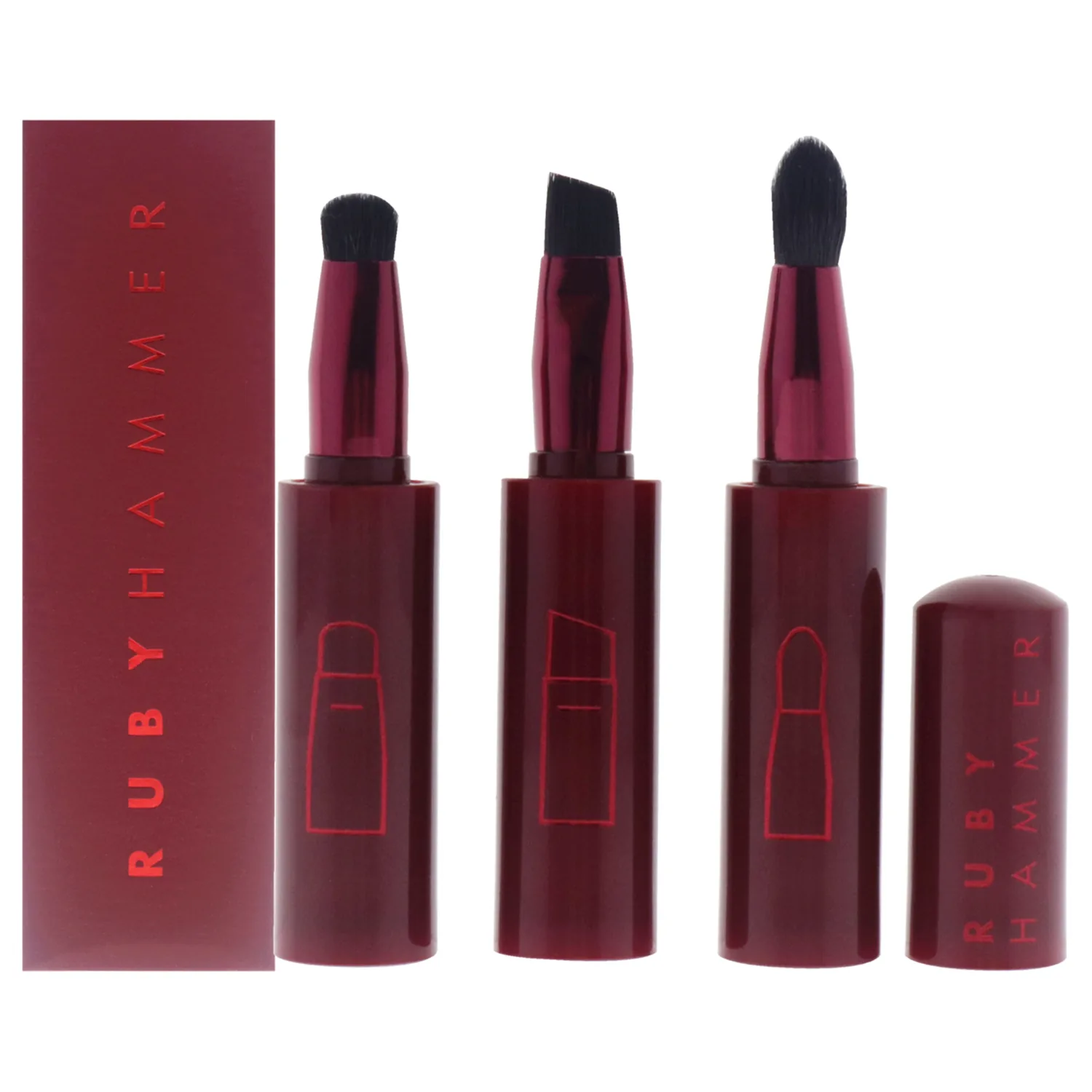 Ruby Hammer Magnetic Brush Set - 01 for Women