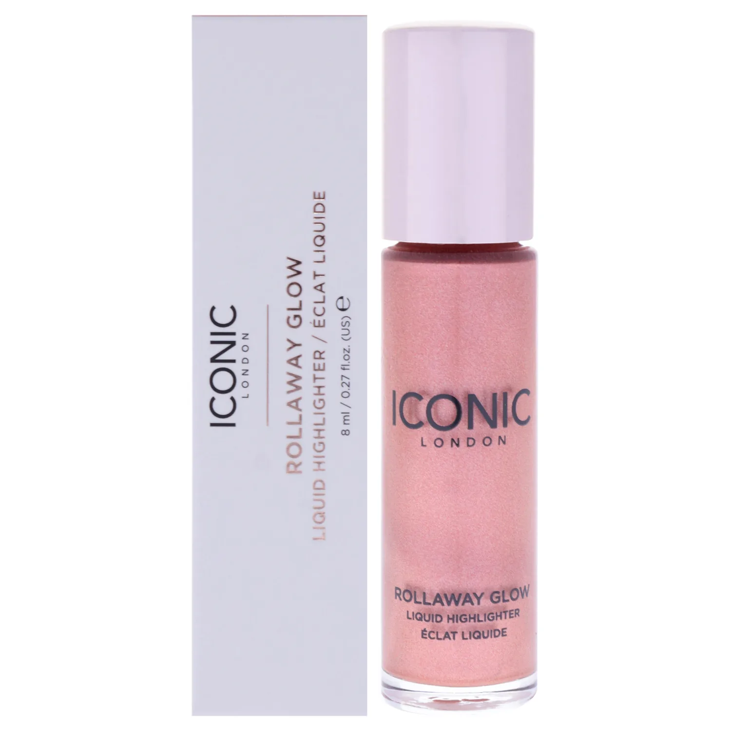 Iconic London Rollaway Glow - Rose Potion Liquid Highlighter 0.27 oz