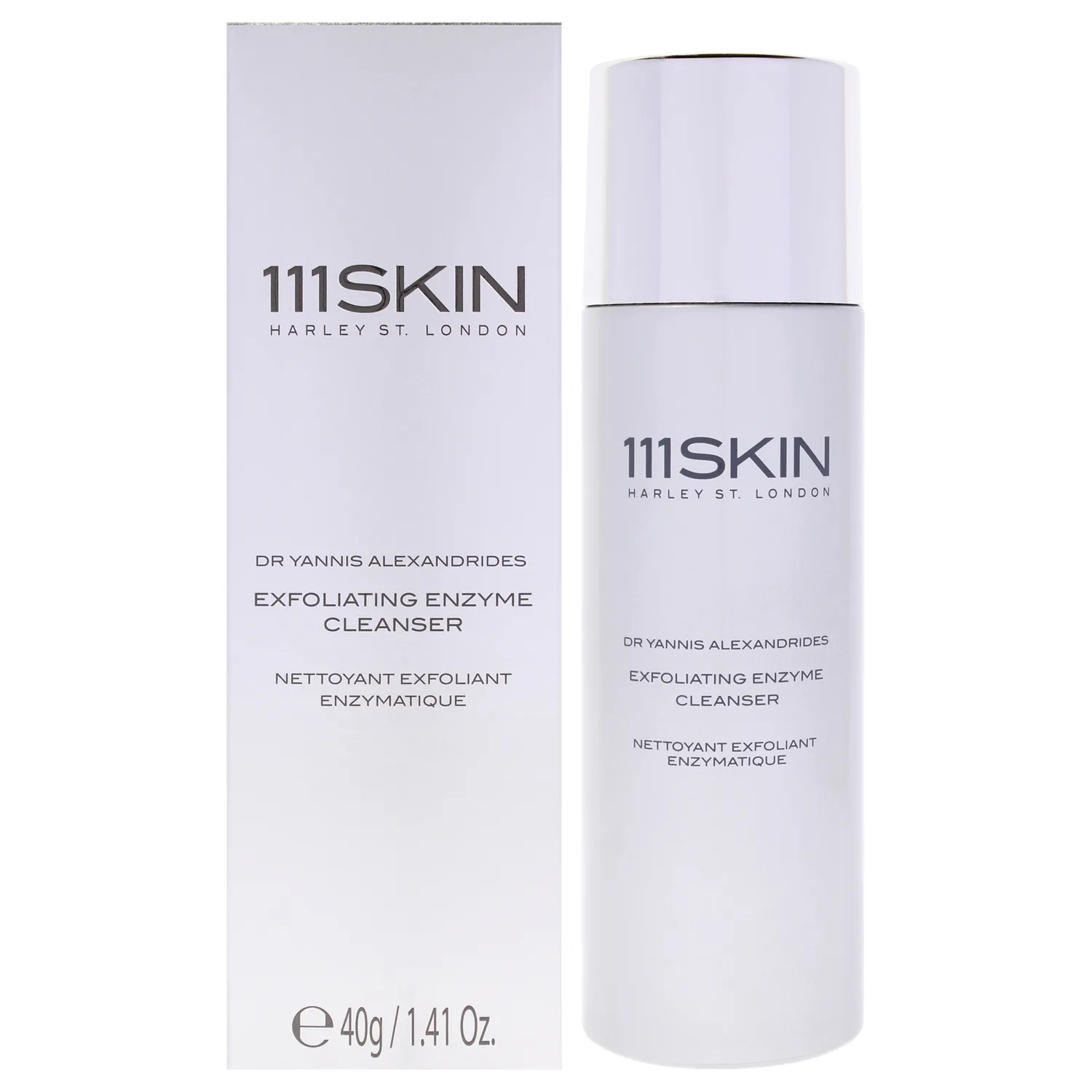 111SKIN Enzyme Exfoliating Cleanser, Gentle Daily Powder-to-Foam Face Wash with Papain, Shikimic Acid & NAC Y2, Enhances Radiance, Improves Texture & Smooths Skin, For All Skin Types, AM/PM Use