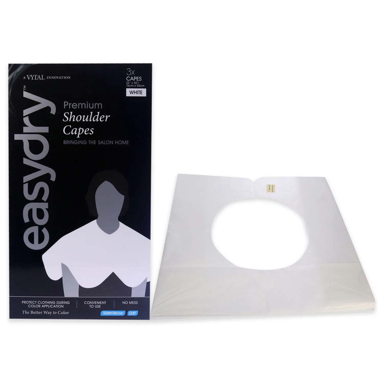 Easydry Technical Shoulder Cape - White for Unisex