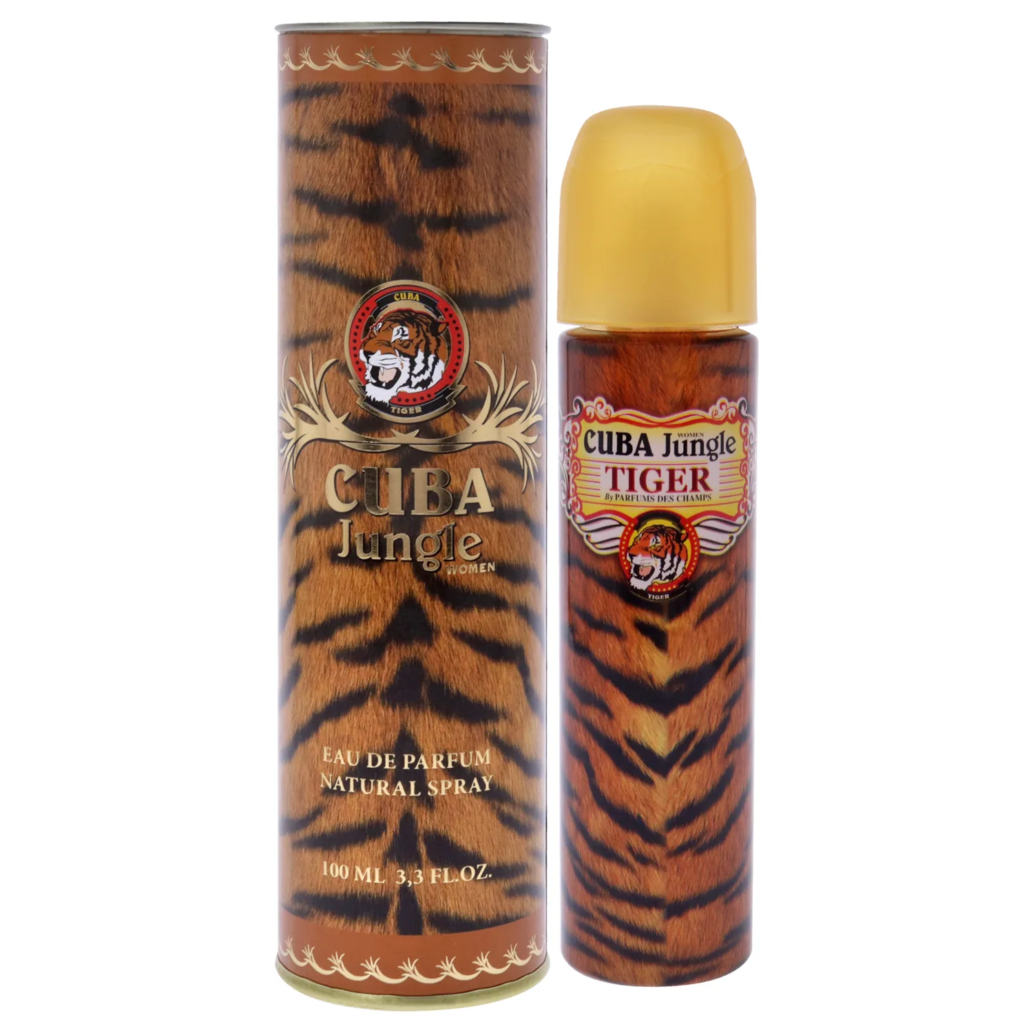 Cuba Jungle Tiger Cuba Eau De Parfum Spray for Women, 3.4 Ounce