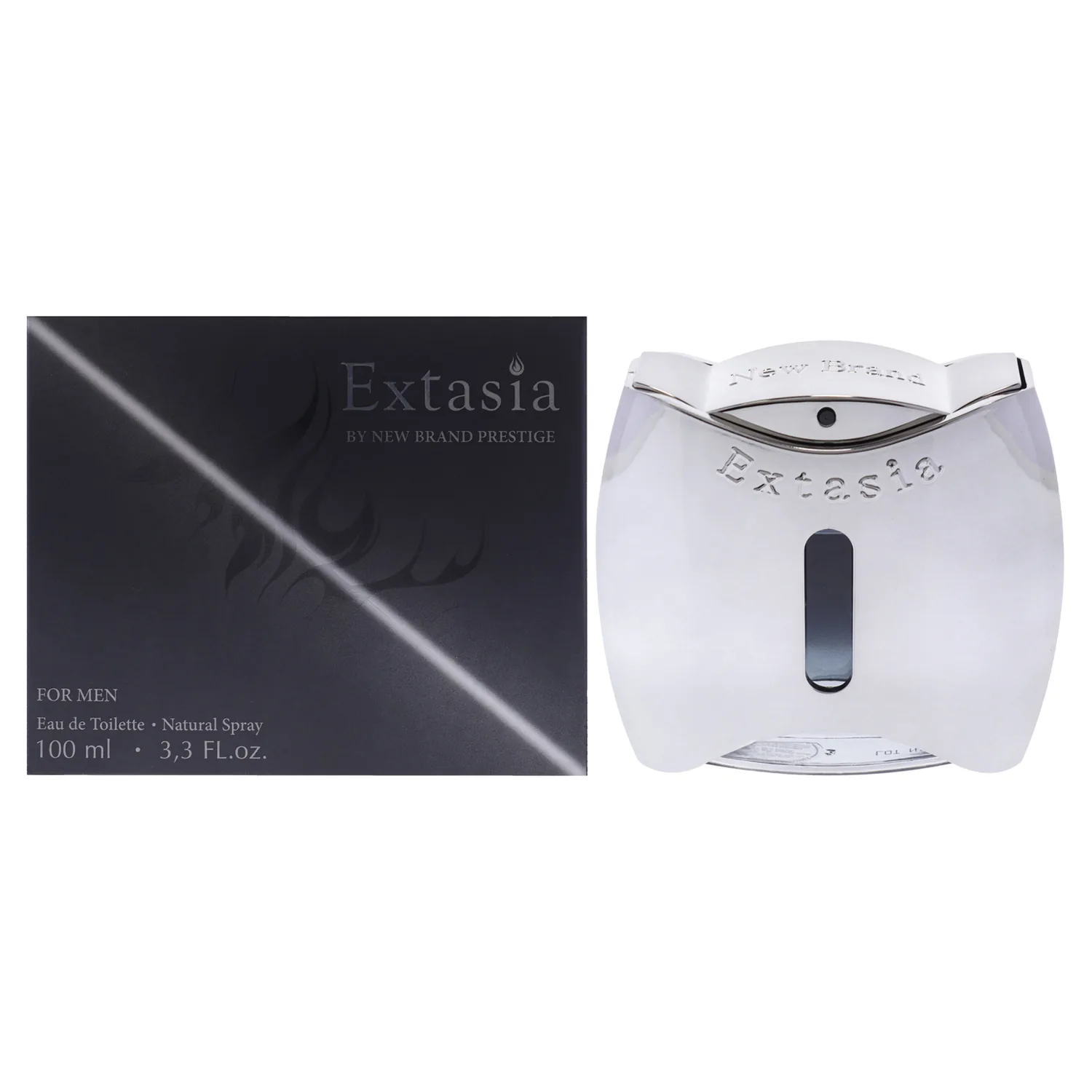 New Brand Extasia Eau de Toilette 100ml / 3.3 oz for Men