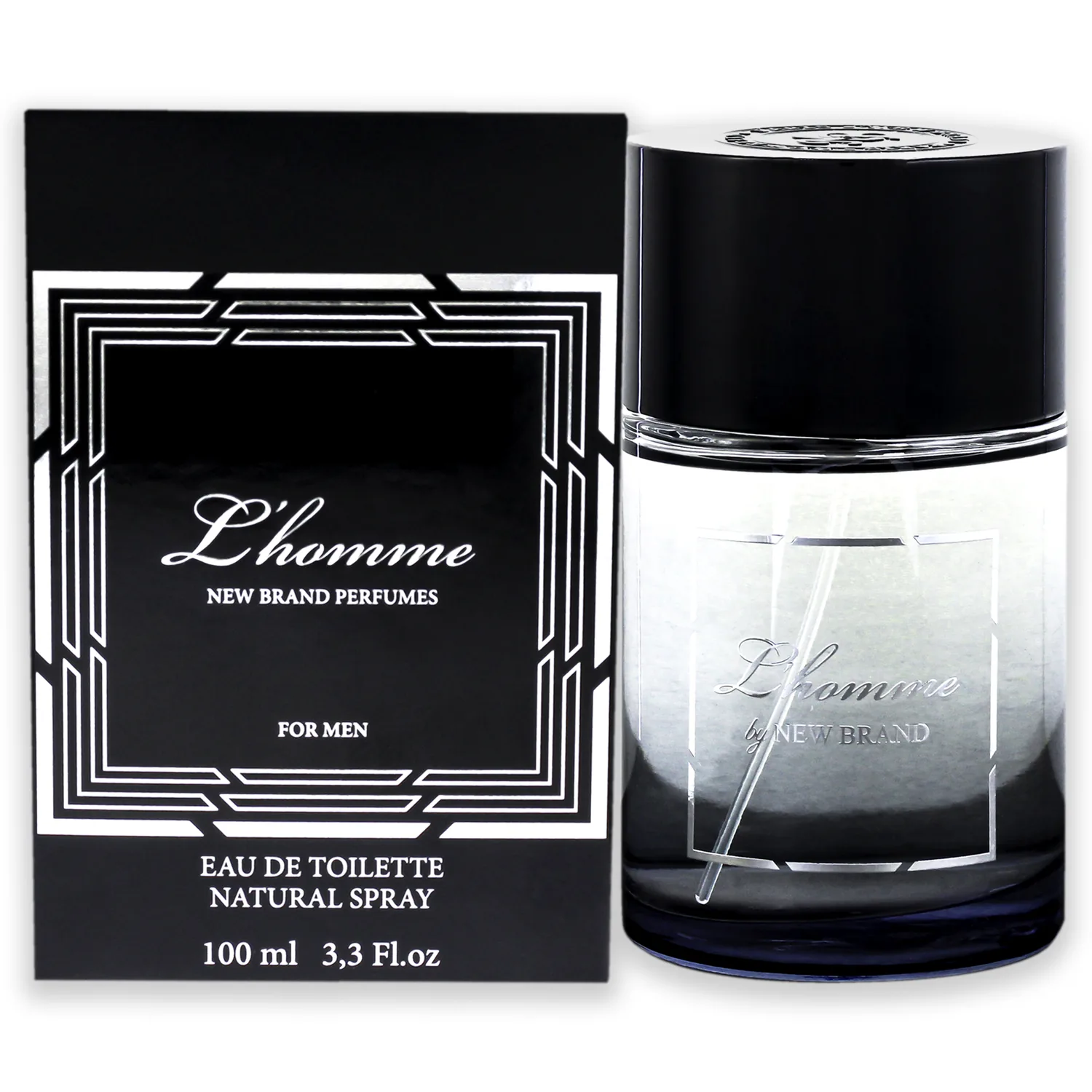 New Brand L Homme Eau de Toilette 100ml / 3.3 oz for Men