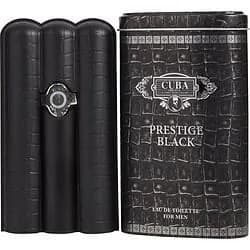 Cuba Prestige Black by Fragluxe Eau De Toilette Spray 3 oz
