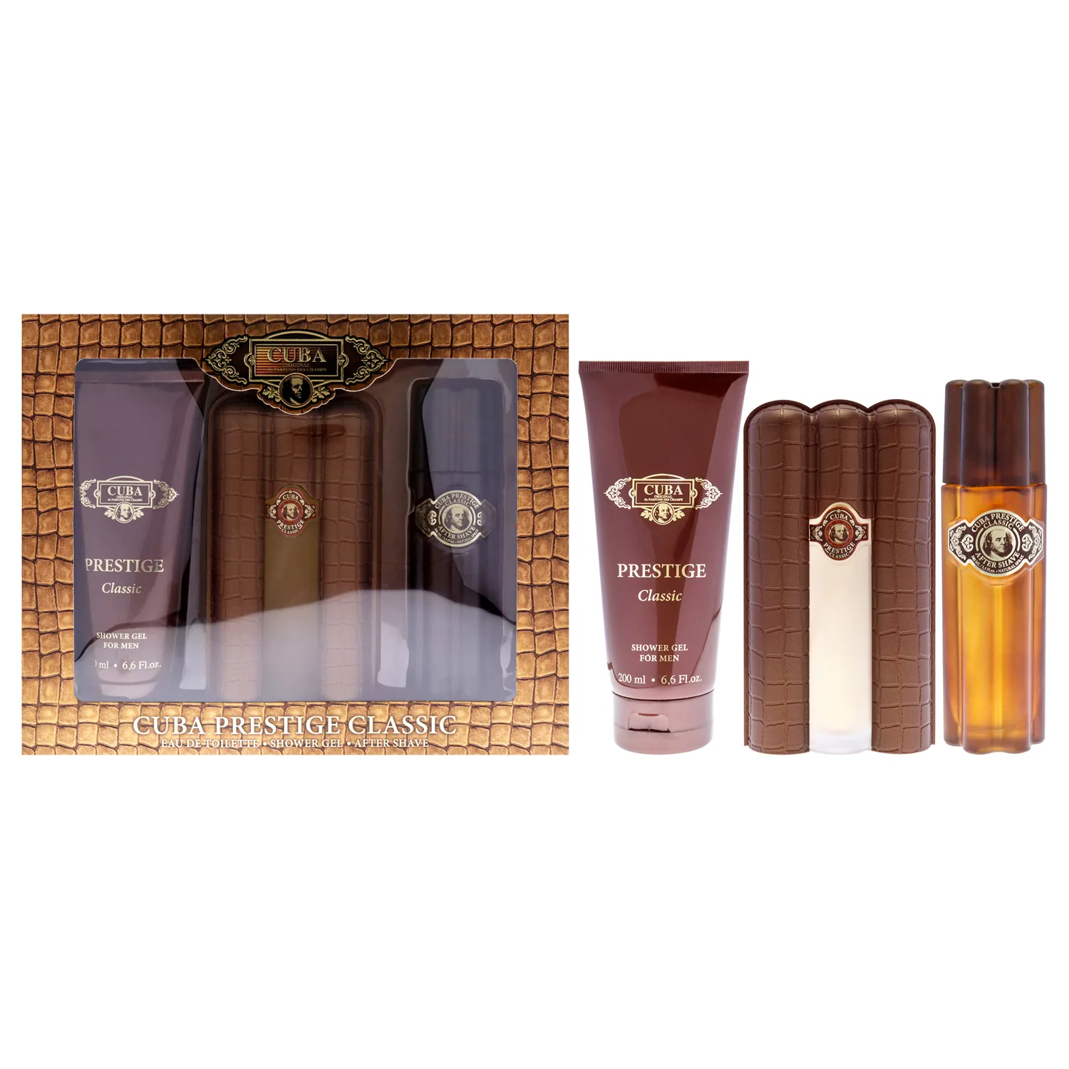 Cuba Prestige Classic Fragrance Gift Set 89ml / 3 oz for Men