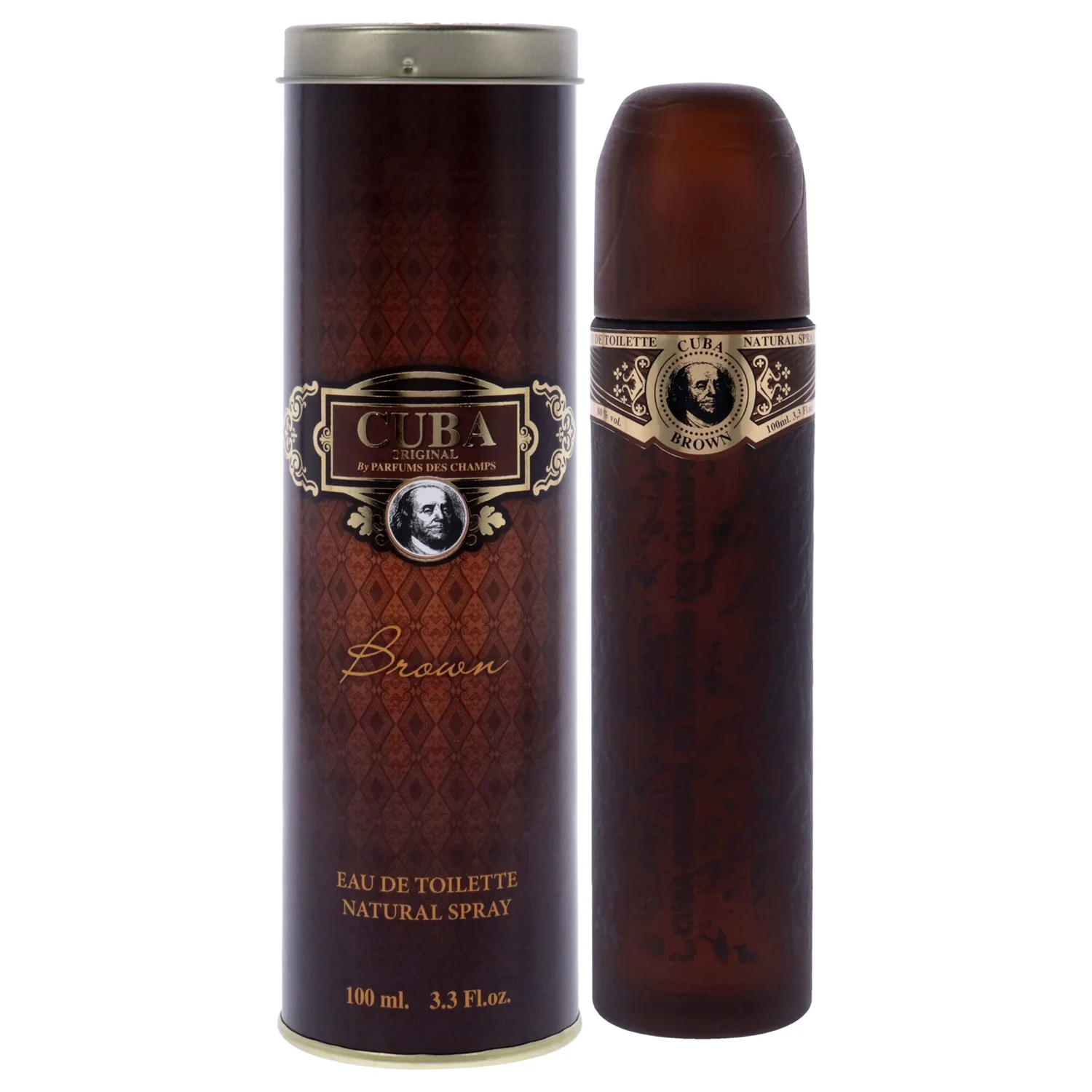 Cuba Brown Eau de Toilette 100ml / 3.3 oz for Men