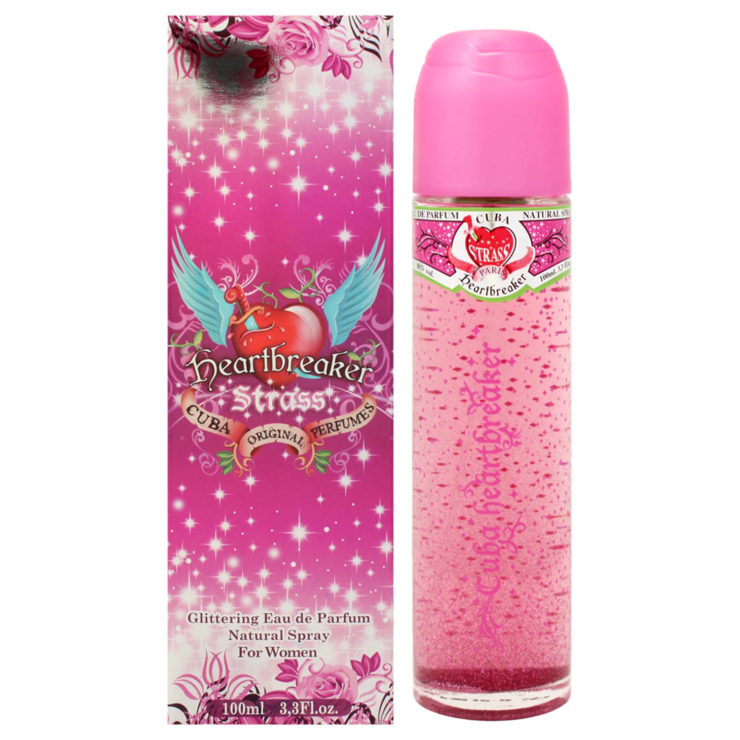 Cuba Strass Heartbreaker Eau de Parfum 100ml / 3.3 oz for Women
