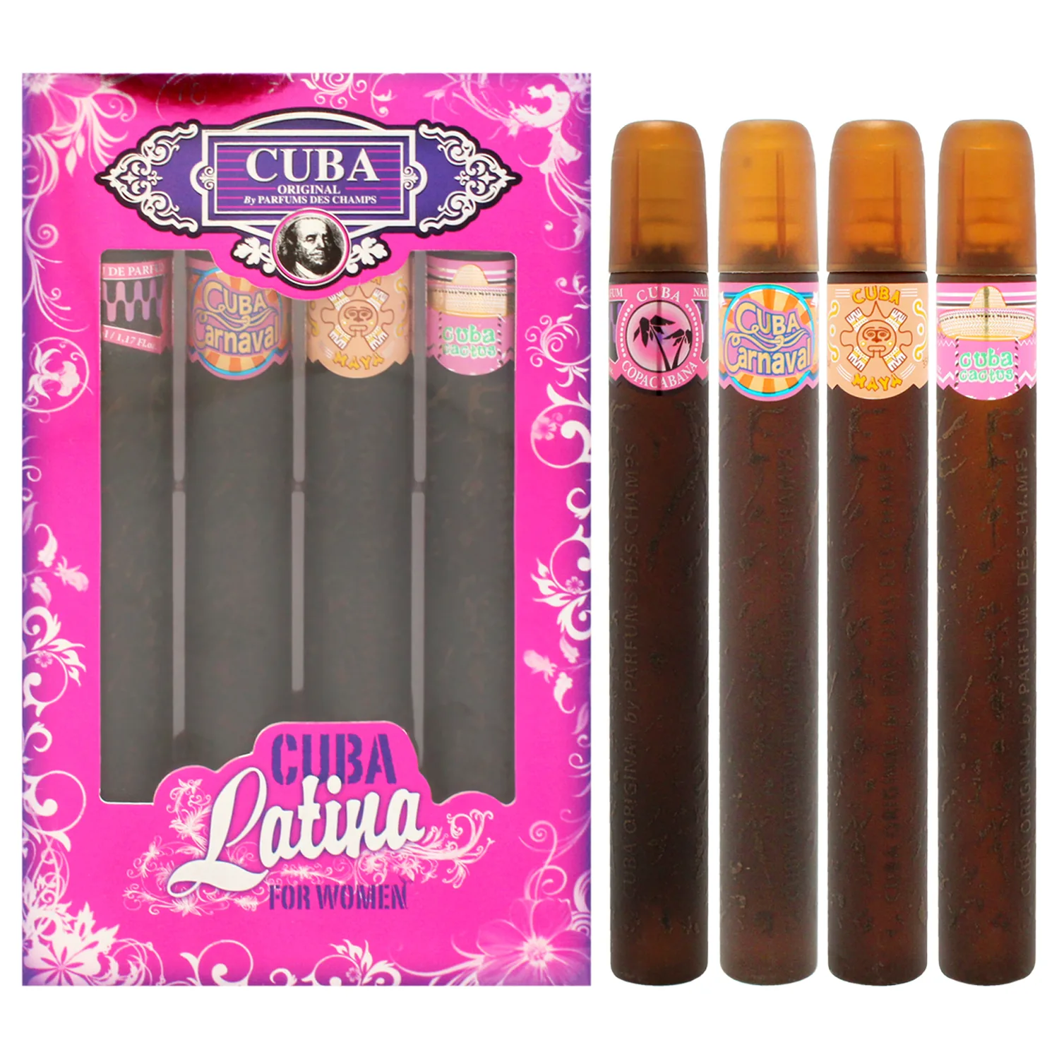 Cuba Latino Collection Gift Set 35ml / 1.17 oz / 4 pc for Women