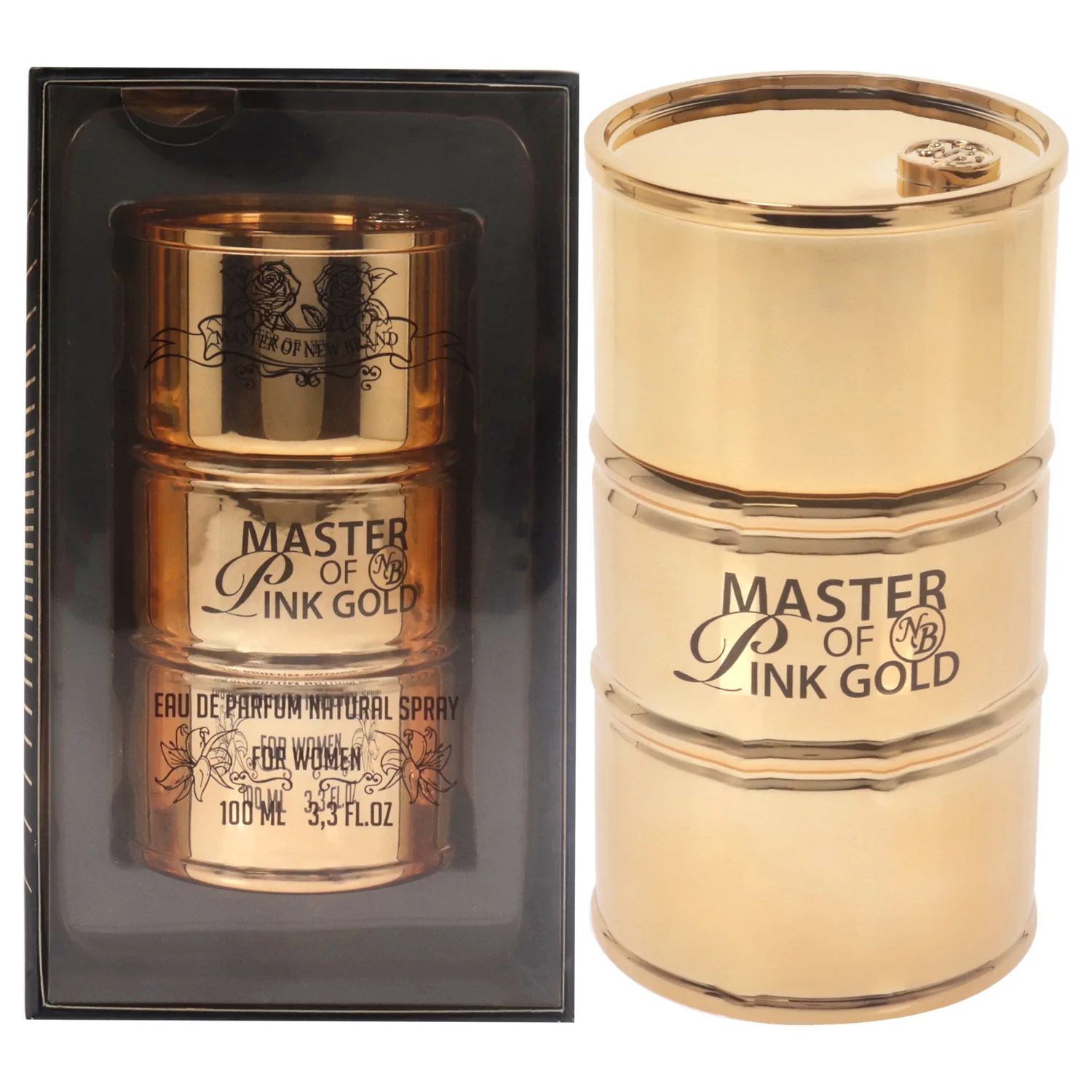 New Brand Master of Pink Gold Eau de Parfum 100ml / 3.3 oz for Women