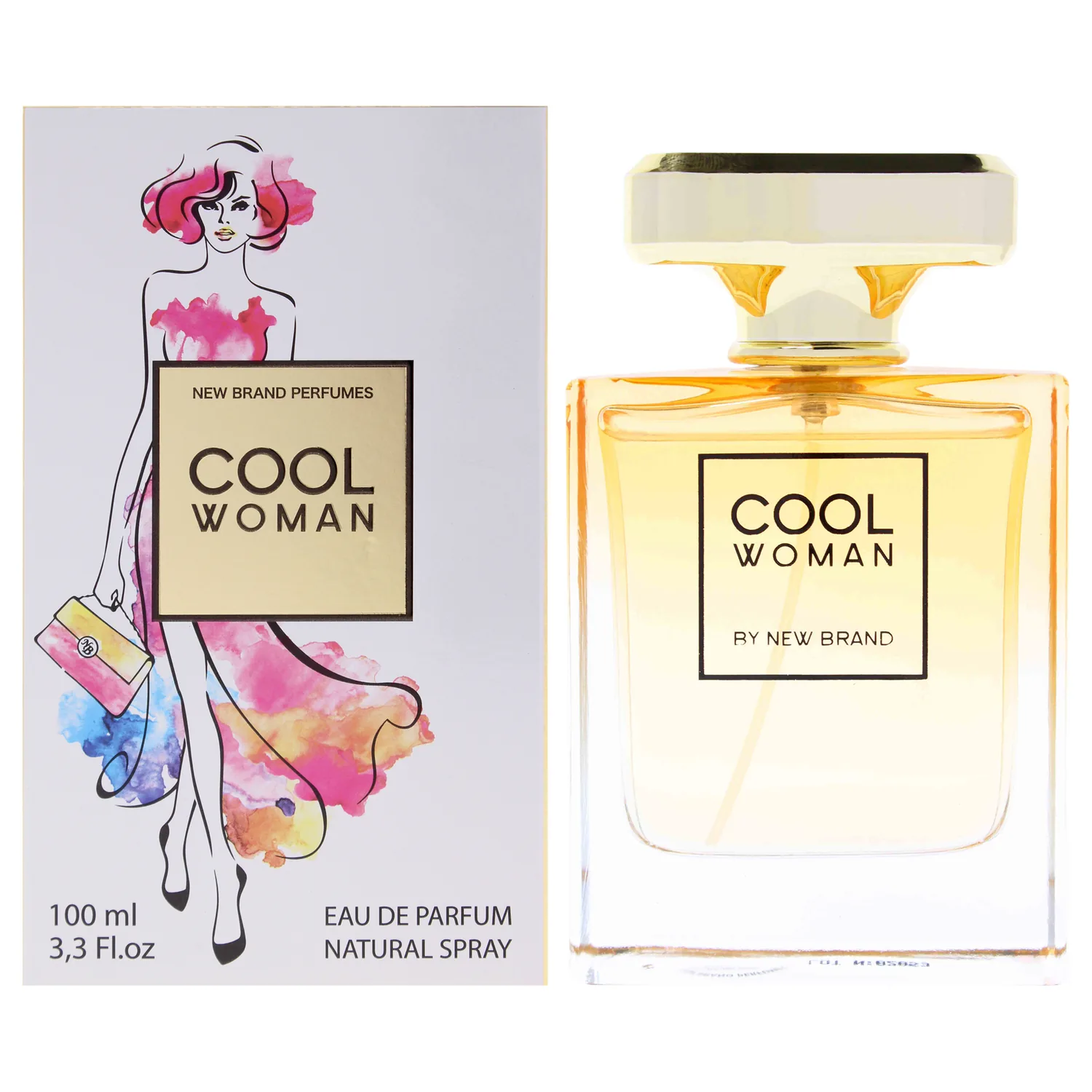 New Brand Cool Woman Eau de Parfum 100ml / 3.3 oz for Women