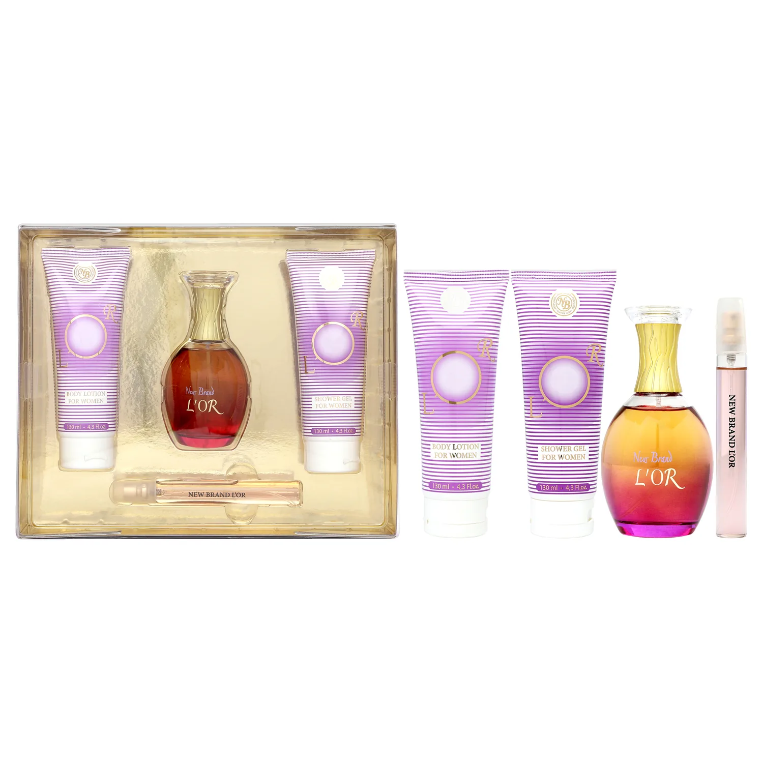 New Brand Lor Gift Set 100ml / 3.3 oz for Women