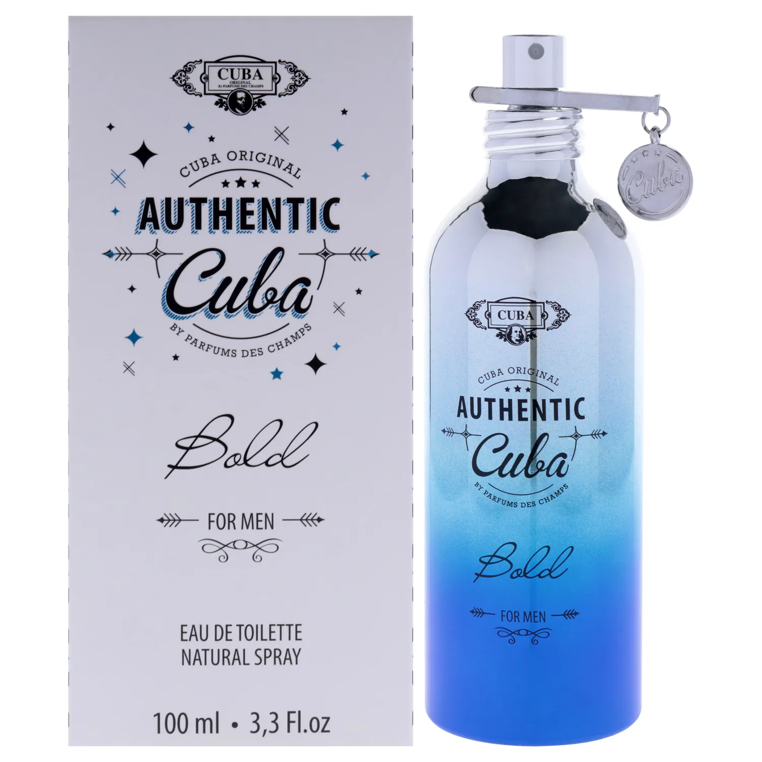 Cuba Authentic Bold Eau de Toilette 100ml / 3.3 oz for Men