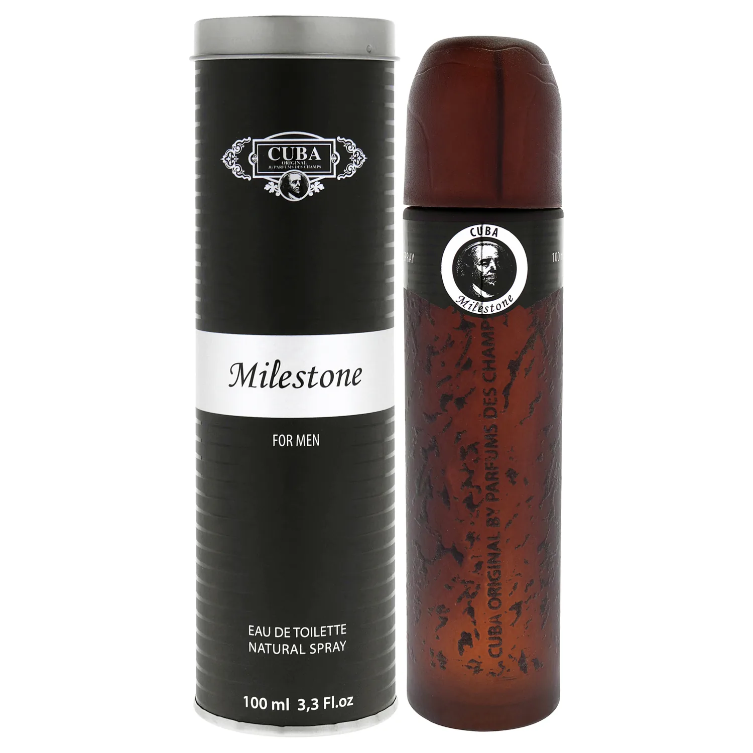 Cuba Milestone for Men Eau de Toilette Spray, 3.3 Ounce