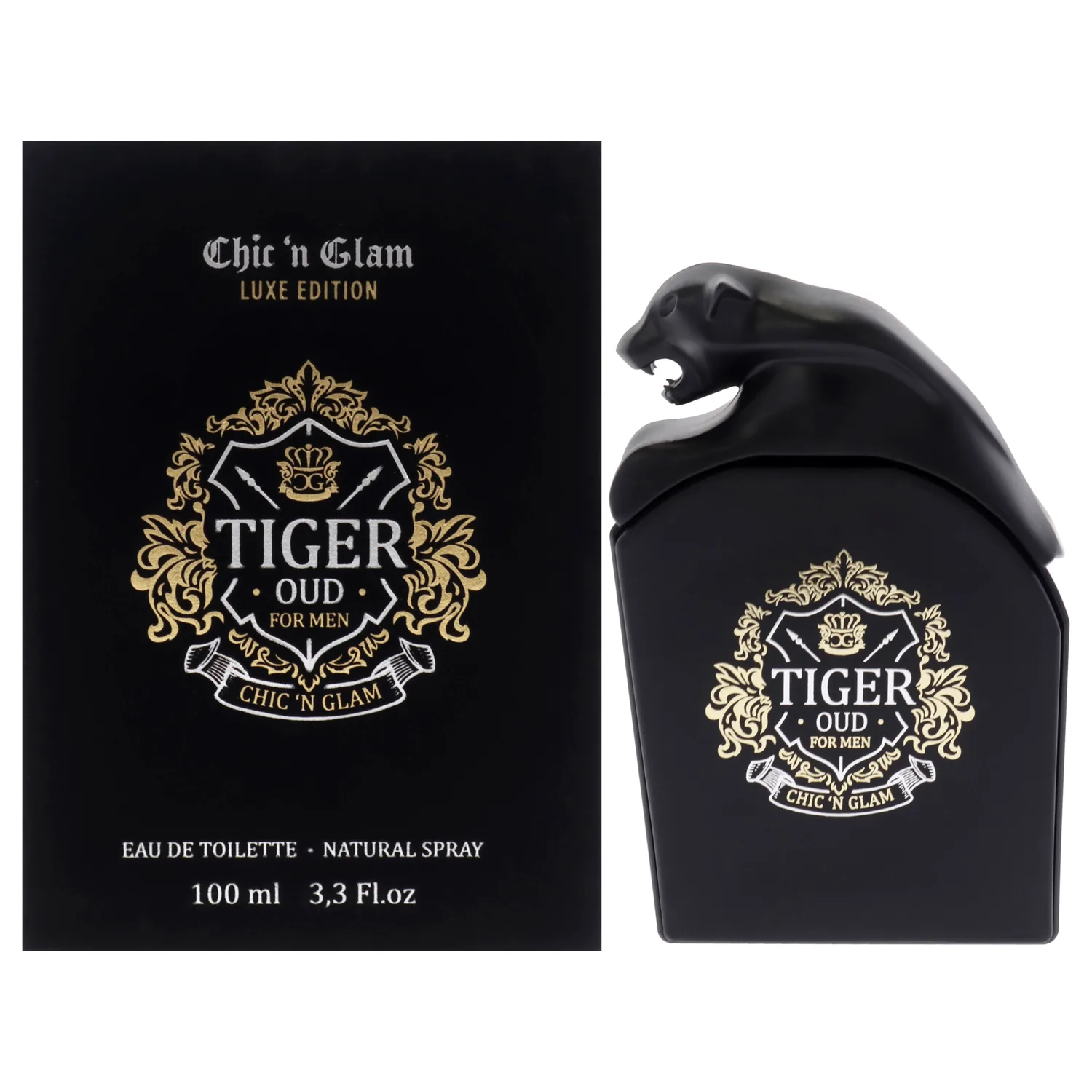 Chic N Glam Tiger Oud - Luxe Edition Eau de Toilette 100ml / 3.3 oz for Men