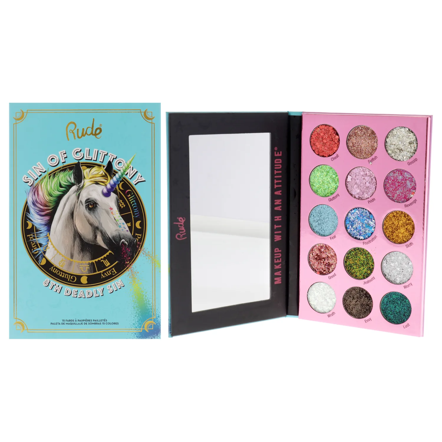 Rude Sin of Glittony Glitter Palette 0.634 oz