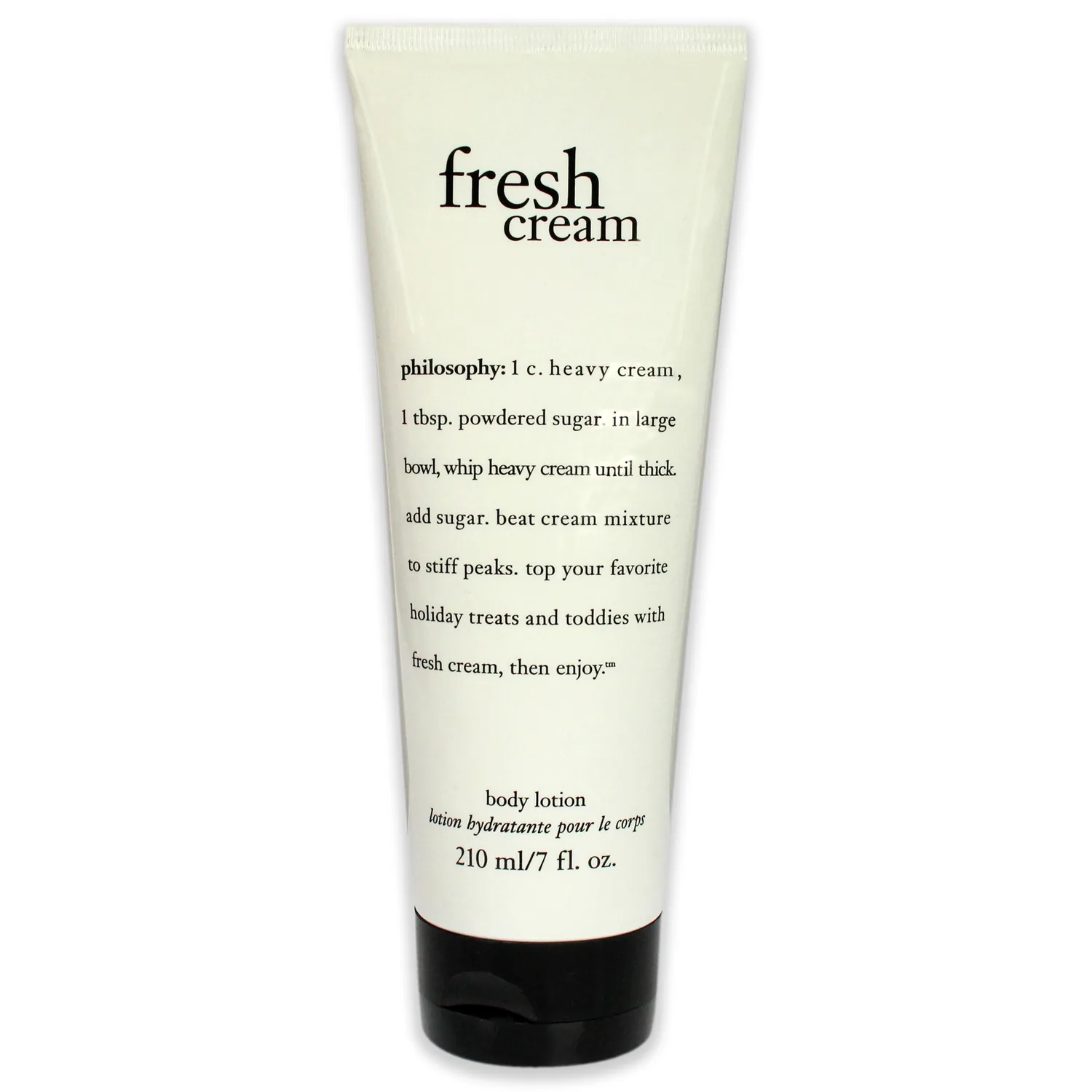 philosophy fresh cream body lotion - with notes of vanilla, heliotrope & tonka bean - 7 fl oz