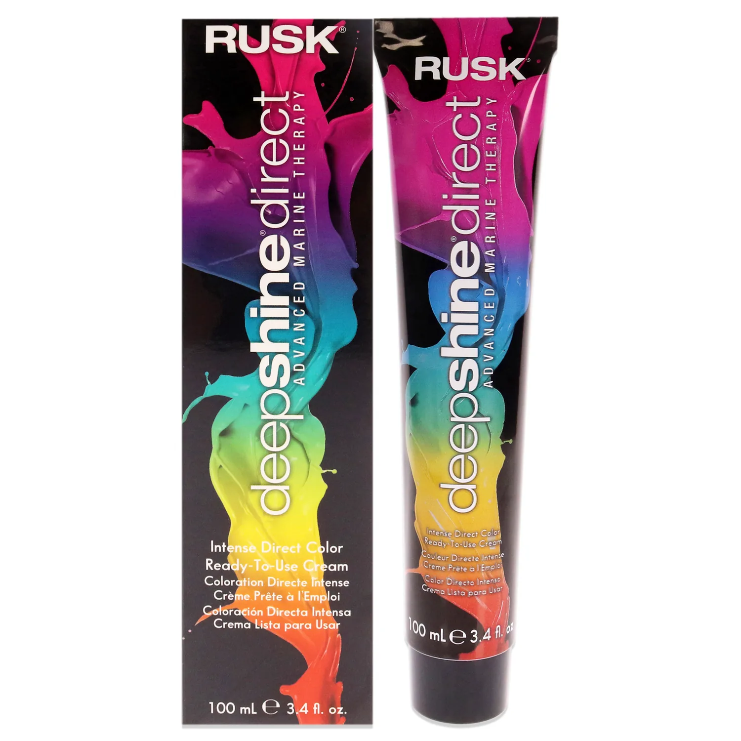 RUSK Deepshine Pure Pigments Conditioning Cream Color, SL01A, Ash Blonde, 3.4 Oz, Micro Pigment Technology, Seal Strengthen and Protect with Marine Nutrient Complex