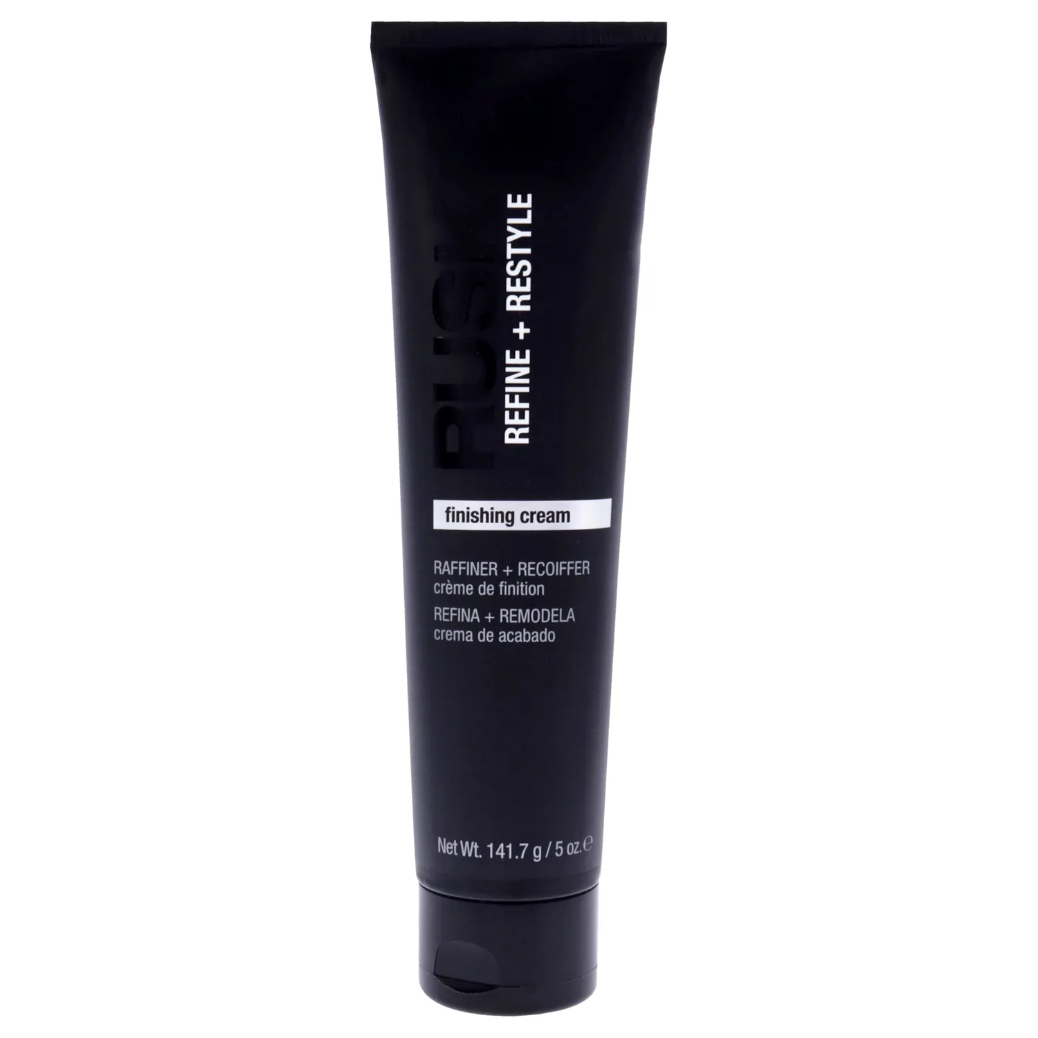 RUSK Finishing Cream, Refine + Restyle, Enhances Natural Texture and Shine for Frizz Free Hair, 5 oz.