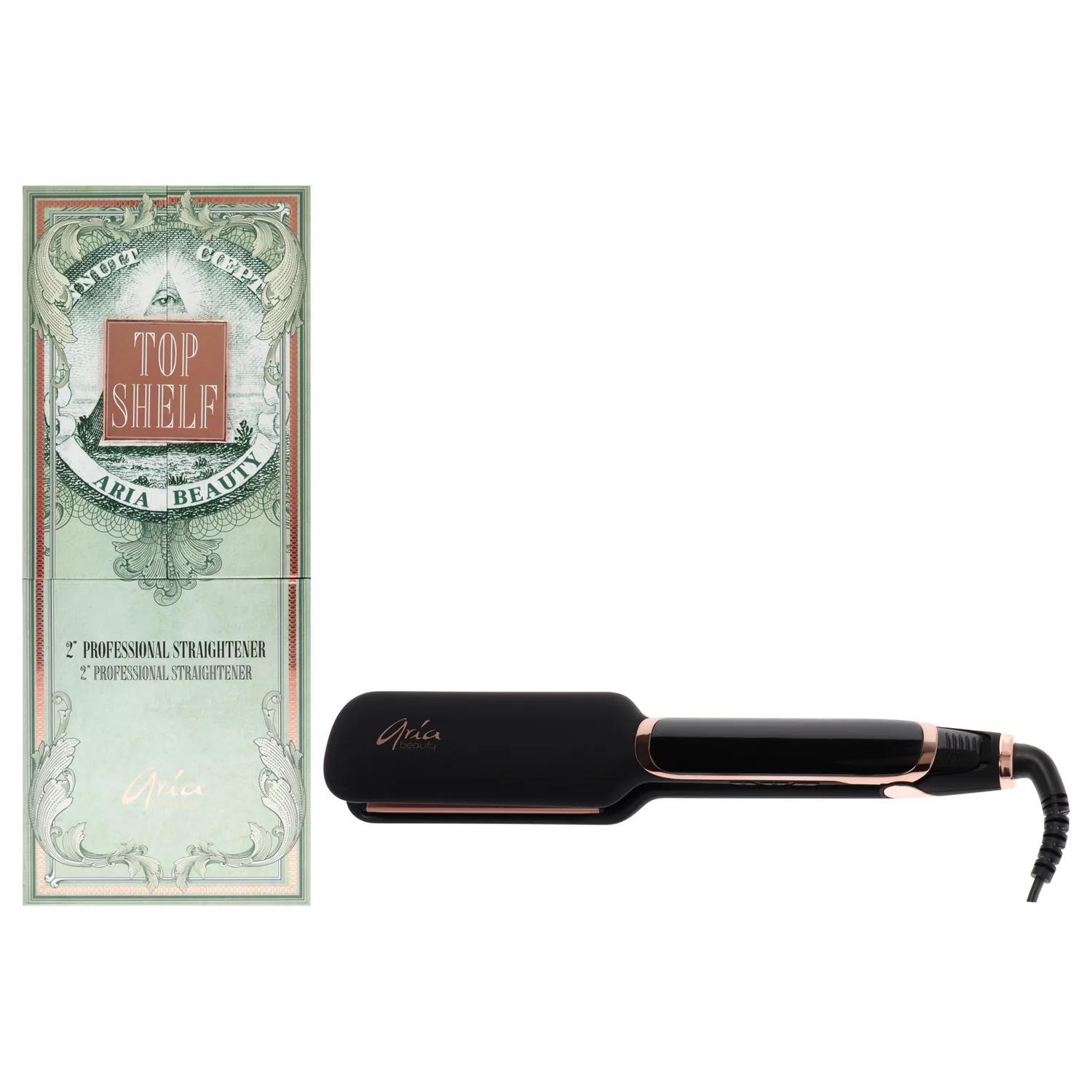 Aria Beauty Top Shelf Hair Straightener 2 in