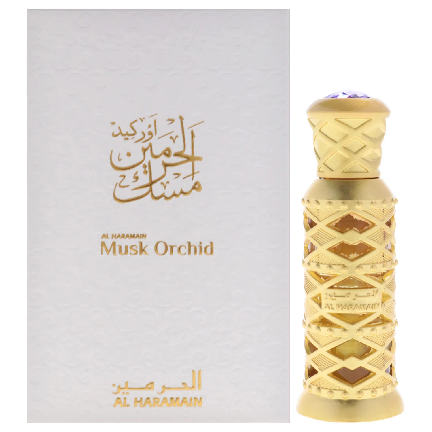 Al Haramain Musk Orchid Parfum Oil 12ml / 0.4 oz for Unisex
