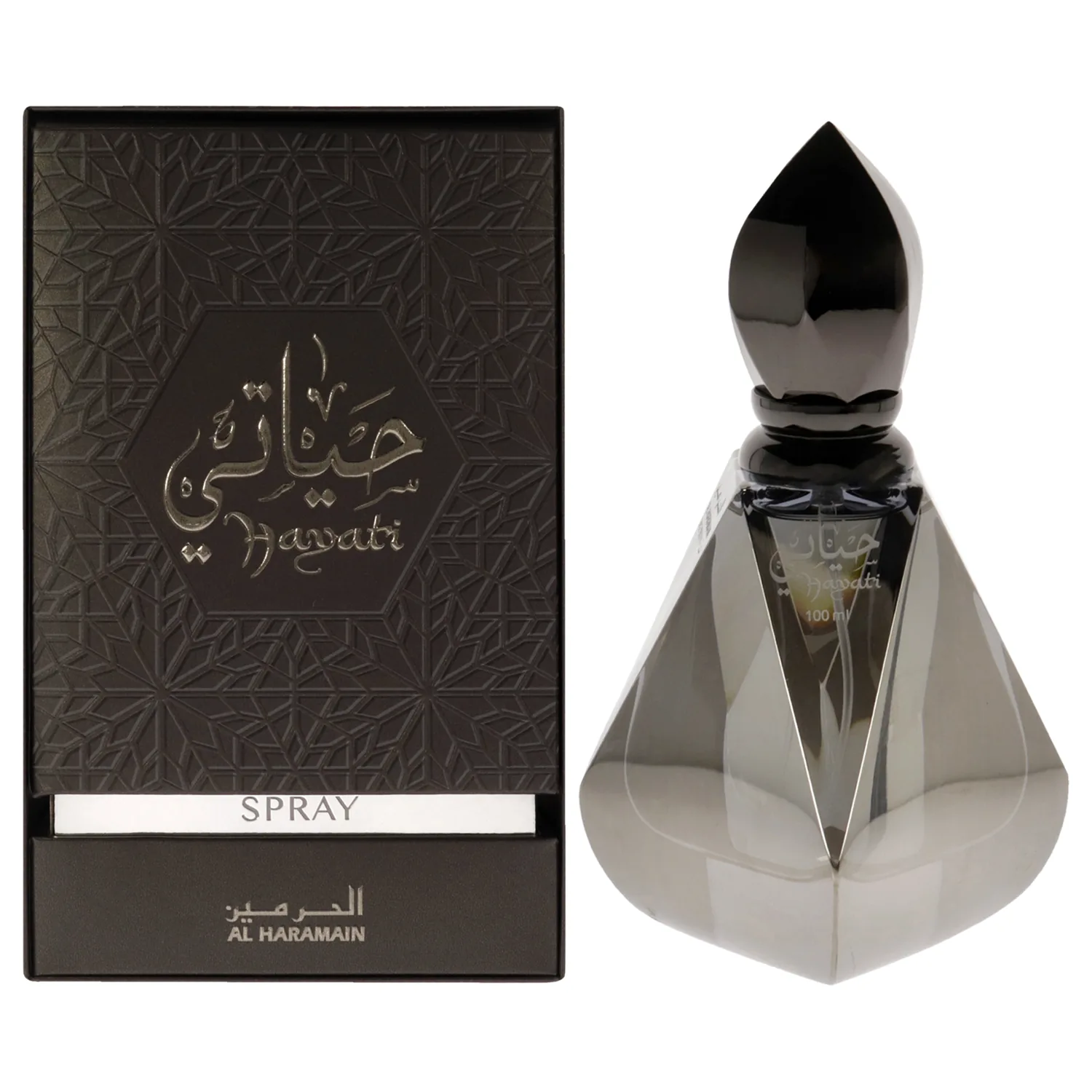 Al Haramain Hayati - Arabian Perfume for Women and Men - Unisex Perfume - Long Lasting Perfume for Men and Women - Amber Floral Fragrance - 3.33 oz