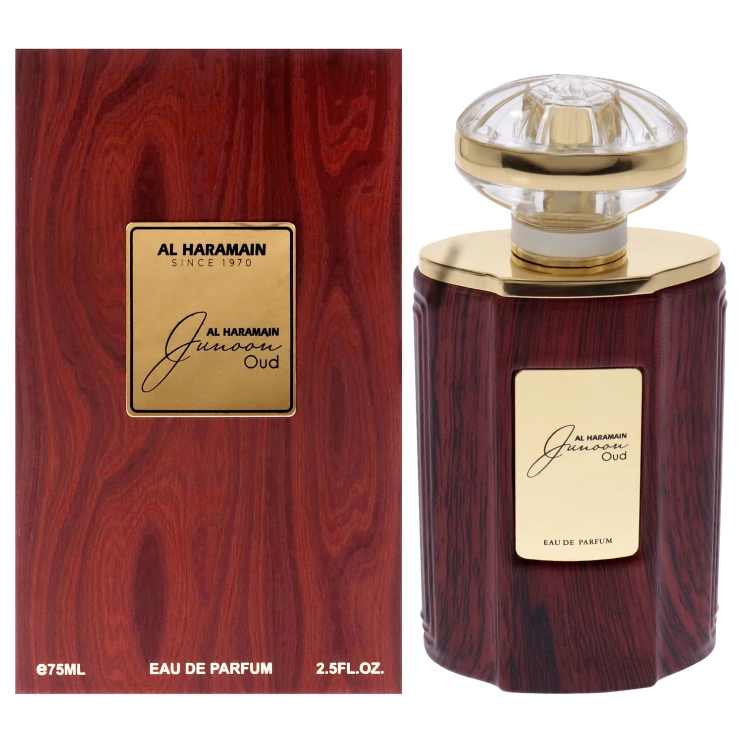 Al Haramain Junoon Oud Eau de Parfum 75ml / 2.5 oz for Unisex