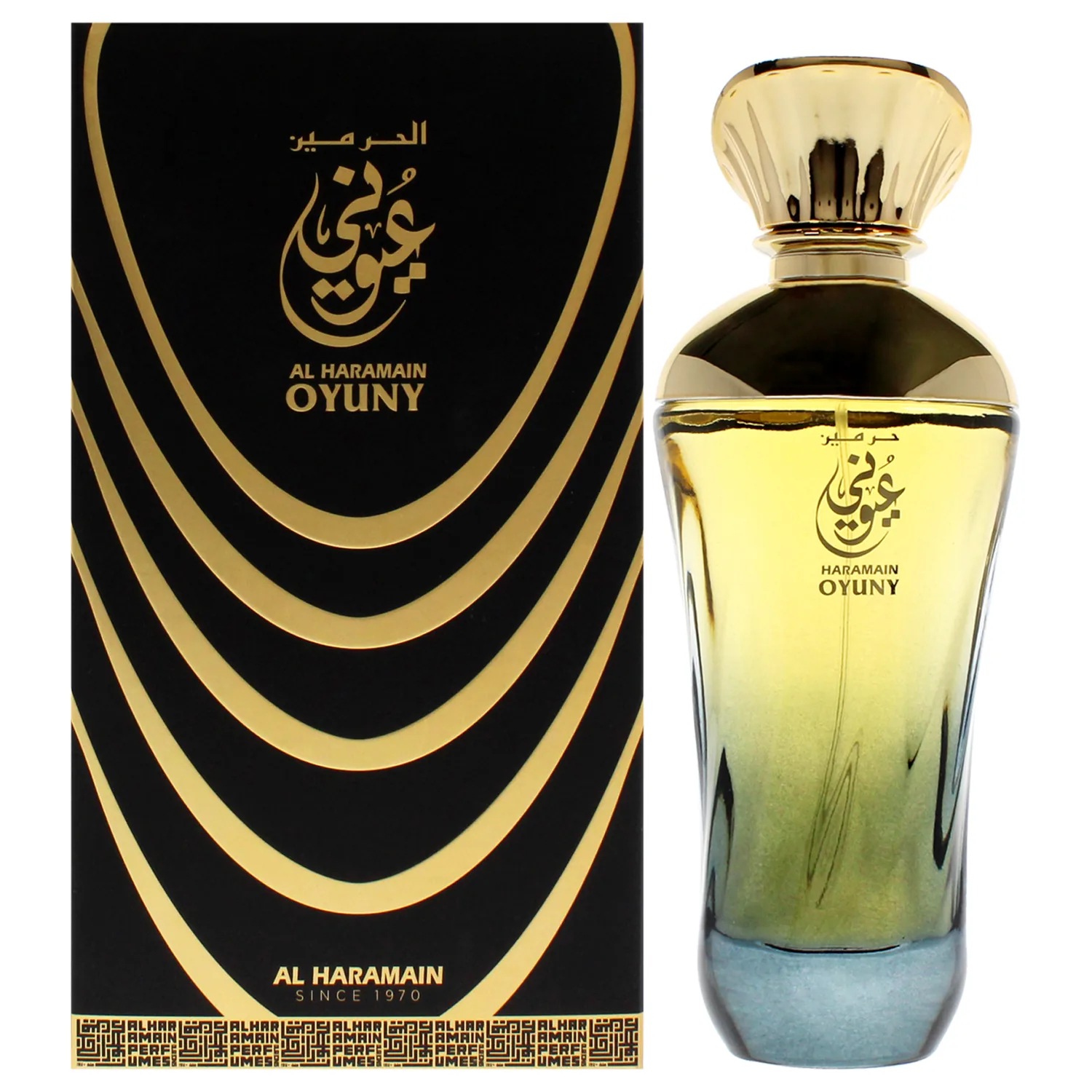 Al Haramain Oyuny - Arabian Perfume for Women - Long Lasting Floral Fruity Fragrance with Notes of Bergamot, Pineapple, Apple, Patchouli, Rose, Tobacco - Arabic Eau de Parfum - 3.33 oz EDP Spray