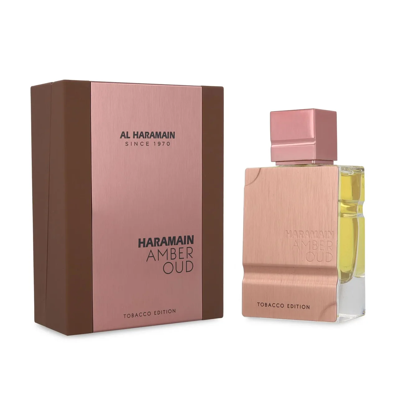 Al Haramain Amber Oud Tobacco Edition for Unisex - Arabian Perfume for Women & Men - Long Lasting Fragrance with Notes of Tobacco Leaf, Cinnamon, Vanilla, Dried Fruit - Arabic Cologne - 2 oz EDP Spray