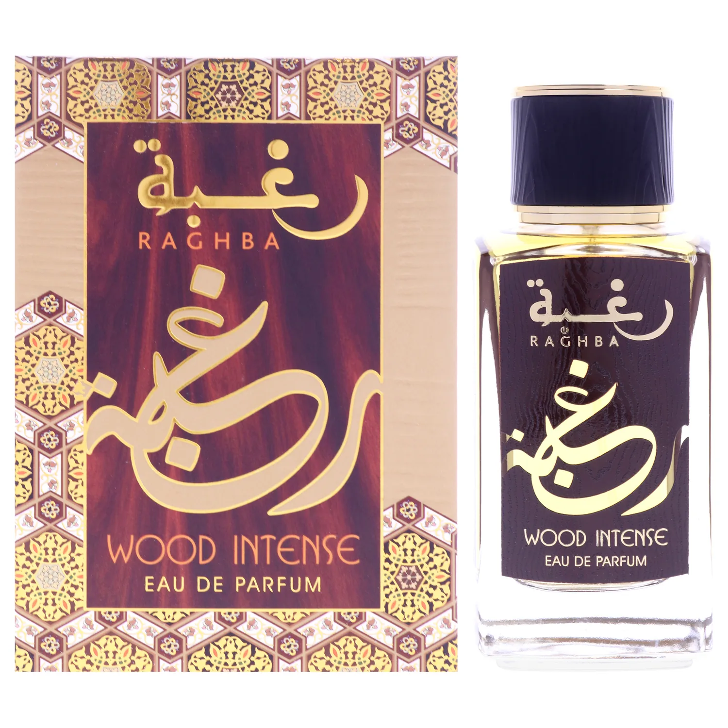 Lattafa Raghba Wood Intense for Unisex - 3.4oz EDP Spray