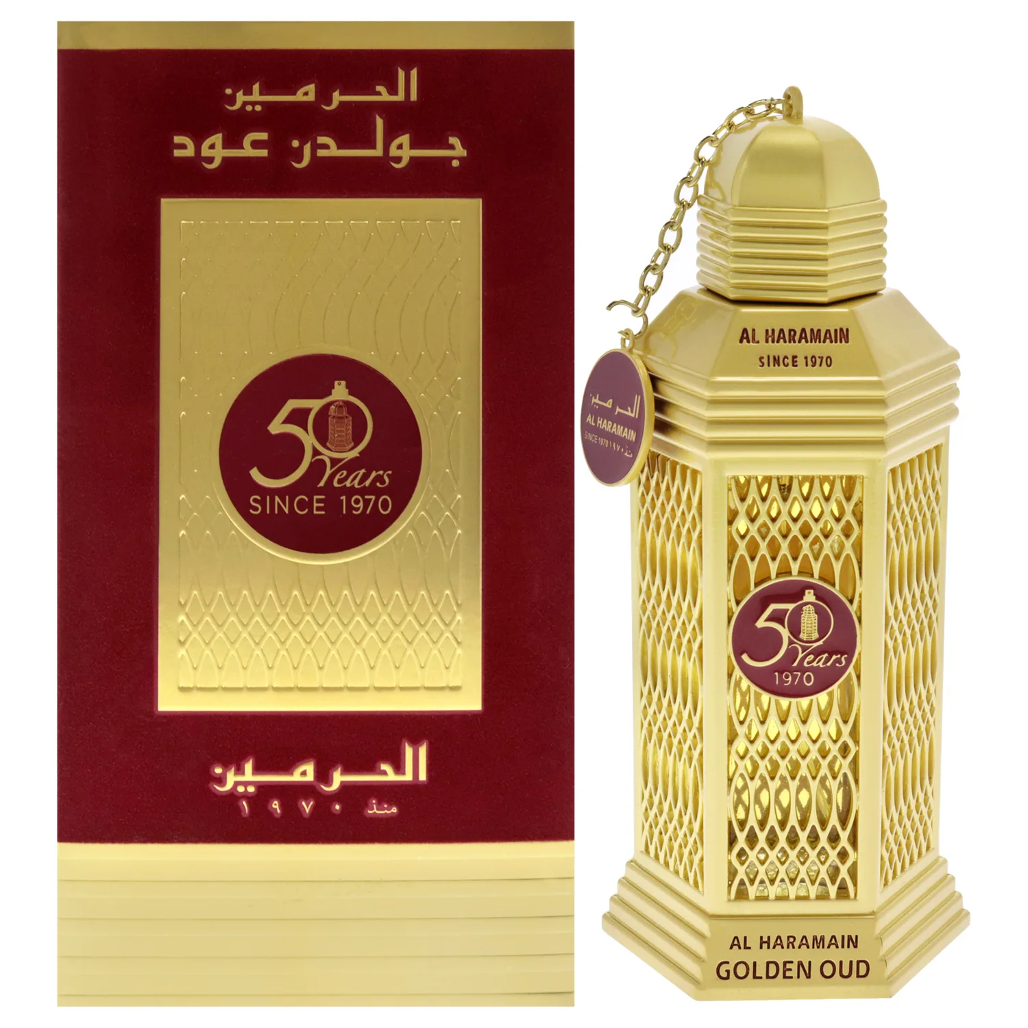 Al Haramain Golden Oud Eau de Parfum 100ml / 3.4 oz for Unisex