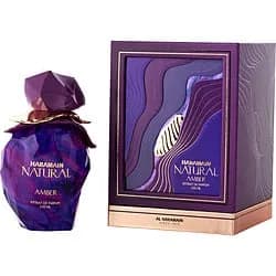 Al Haramain Natural Amber for Unisex - Arabian Perfume for Women and Men - Long Lasting Fragrance - Arabic Perfume - Extrait De Parfum - 3.4 oz EDP Spray