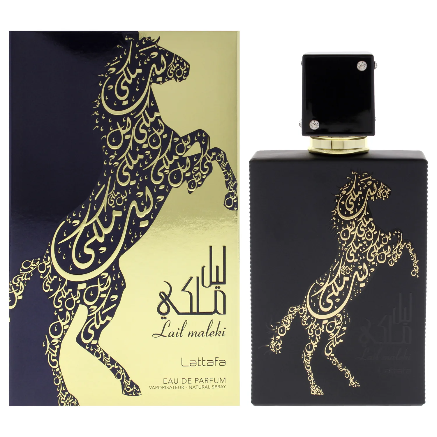 Lattafa Perfumes Lail Maleki for Unisex Eau de Parfum Spray, 3.4 Ounce