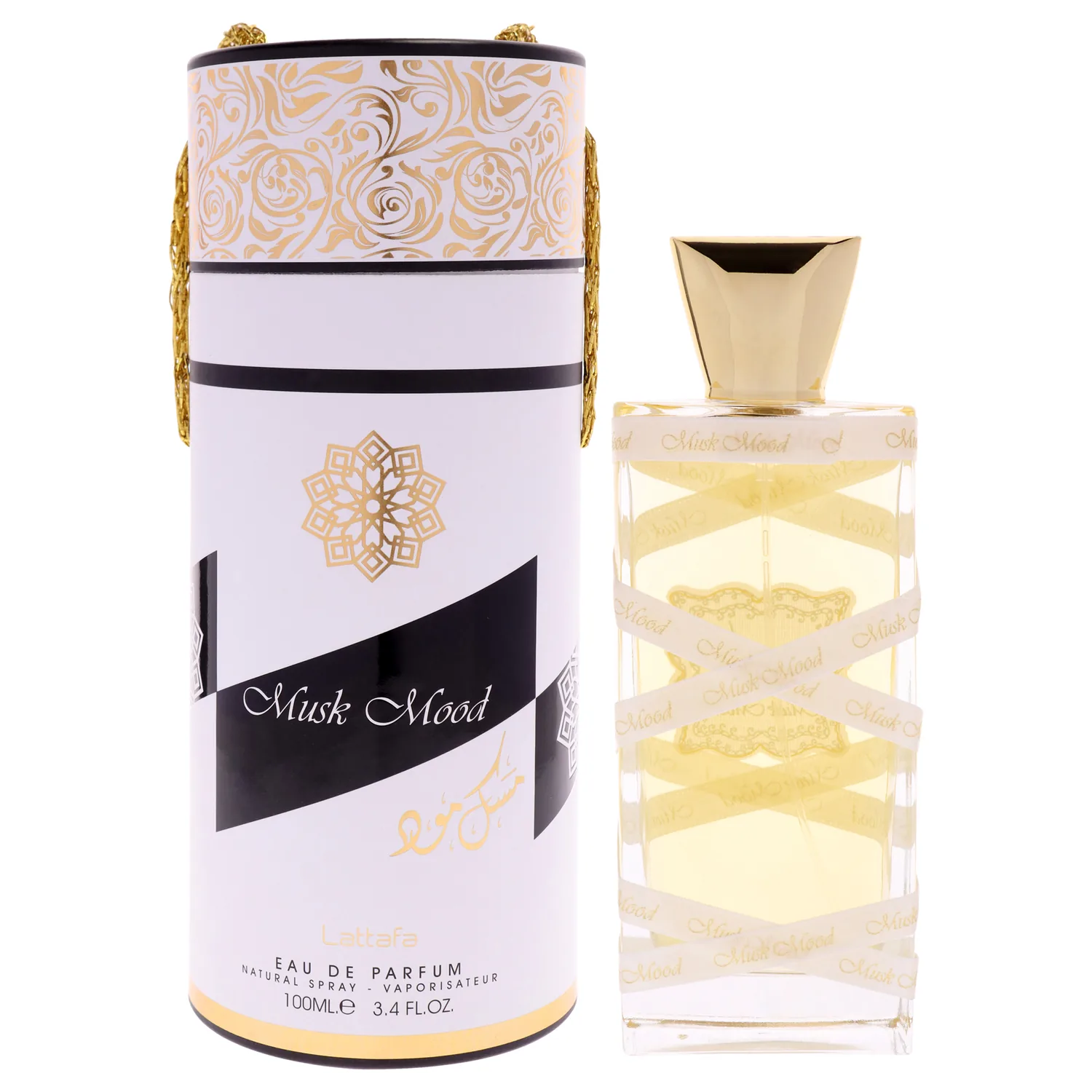 Lattafa Musk Mood for Unisex Eau de Parfum Spray, 3.4 Ounce