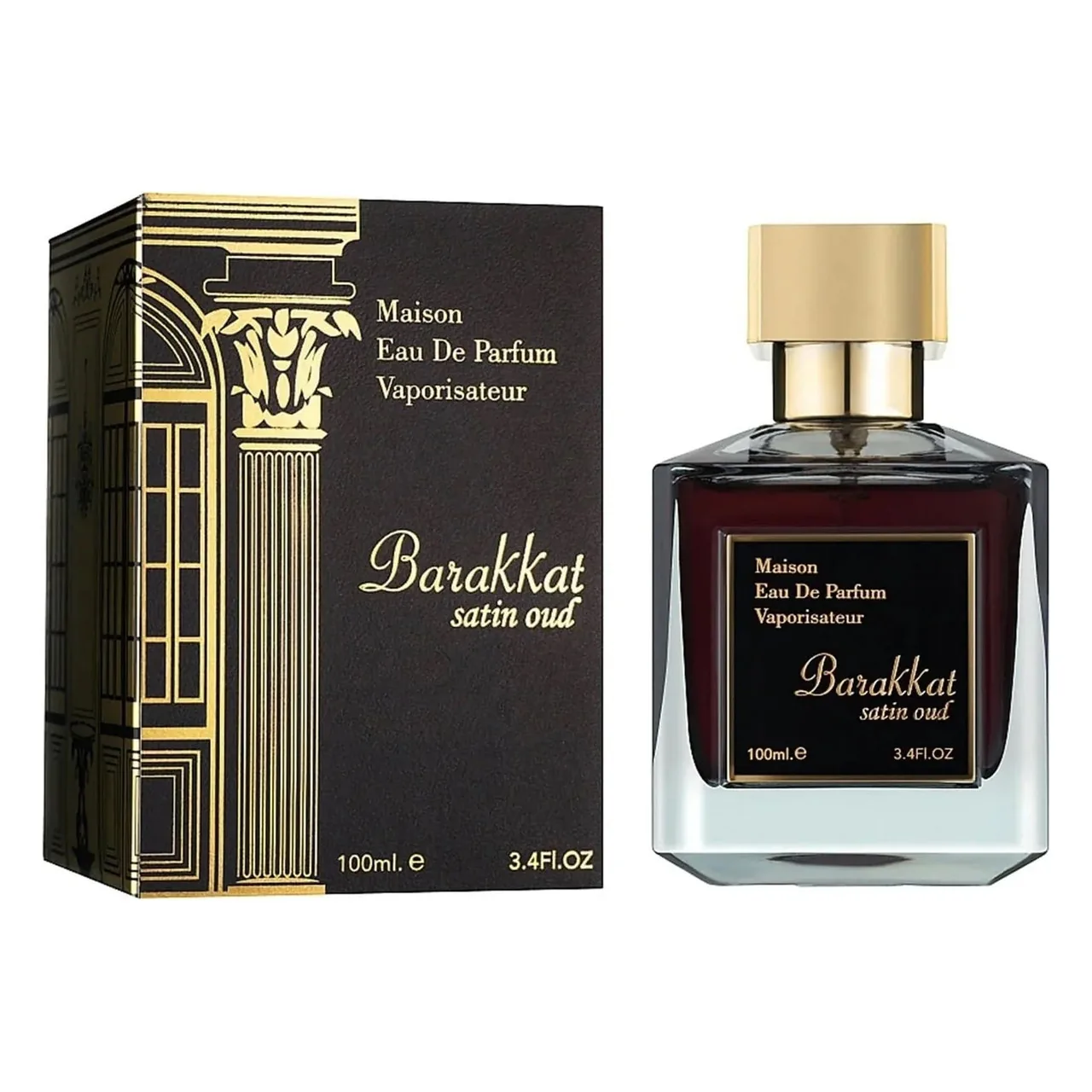 Fragrance World Maison Barakkat Satin Oud Eau de Parfum 100ml / 3.4 oz for Unisex