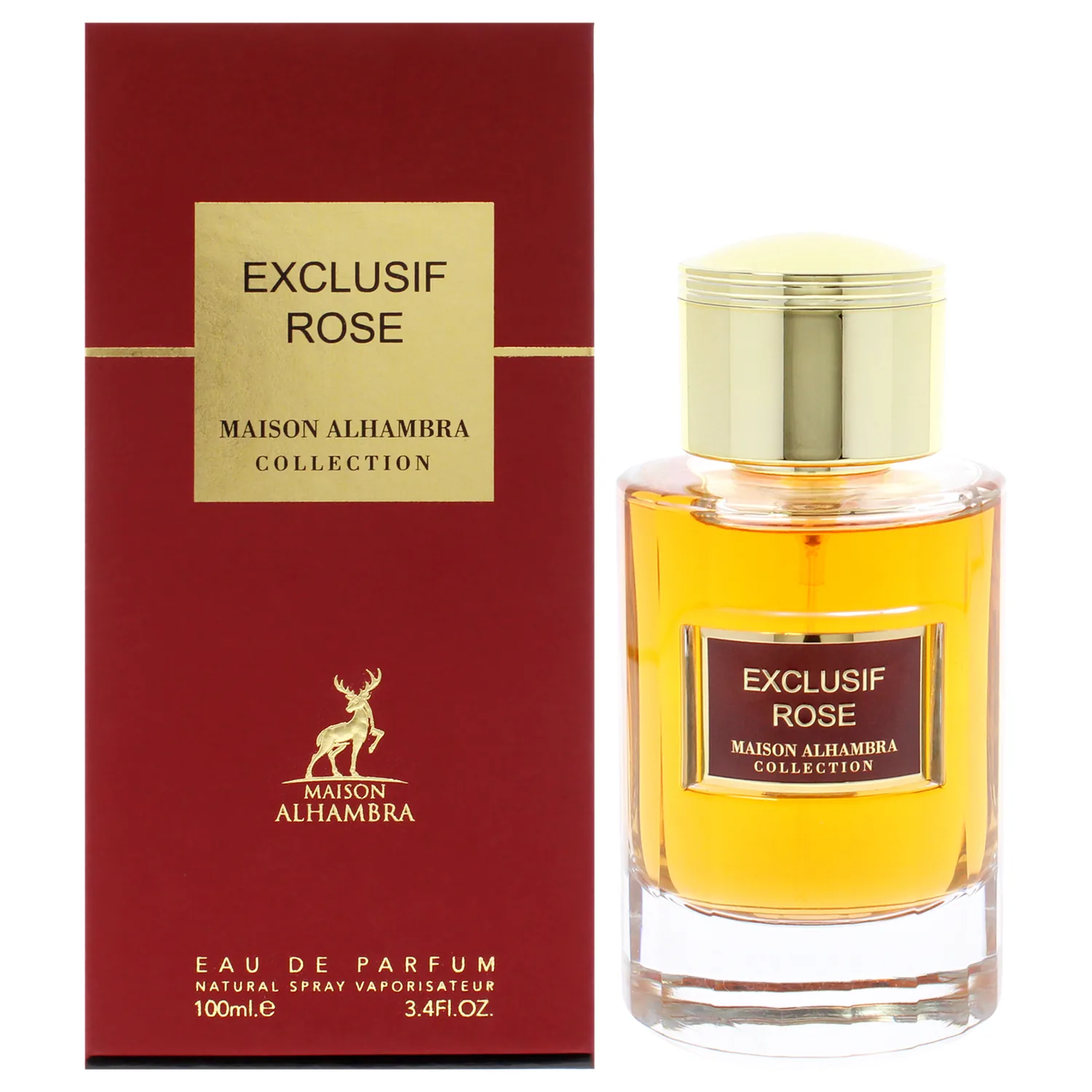 Maison Alhambra Exclusif Rose Eau de Parfum 100ml / 3.4 oz for Women