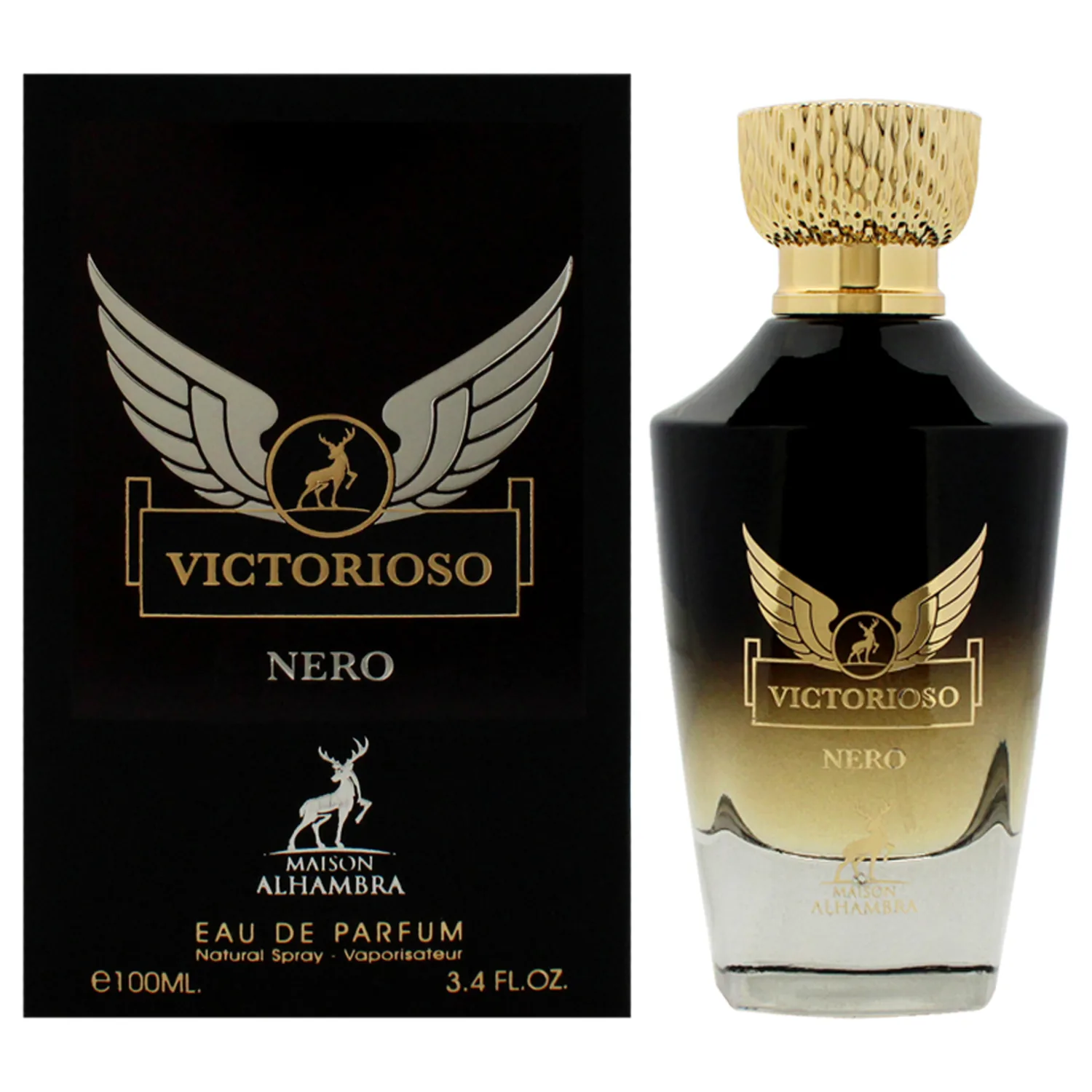 Maison Alhambra Victorioso Nero Eau de Parfum 100ml / 3.4 oz for Men