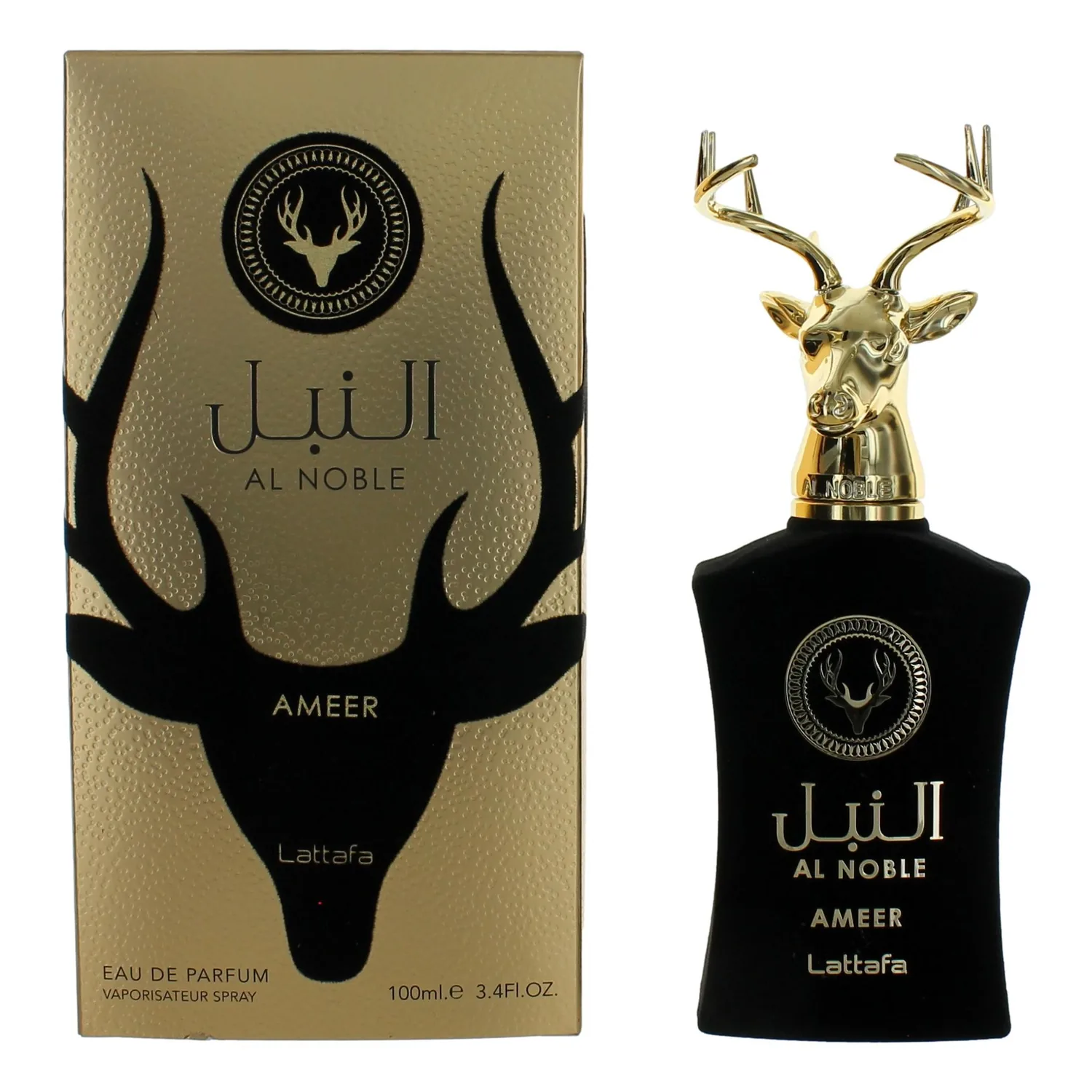 Lattafa Al Noble Ameer Eau De Parfum Spray for Unisex, 3.4 Ounce