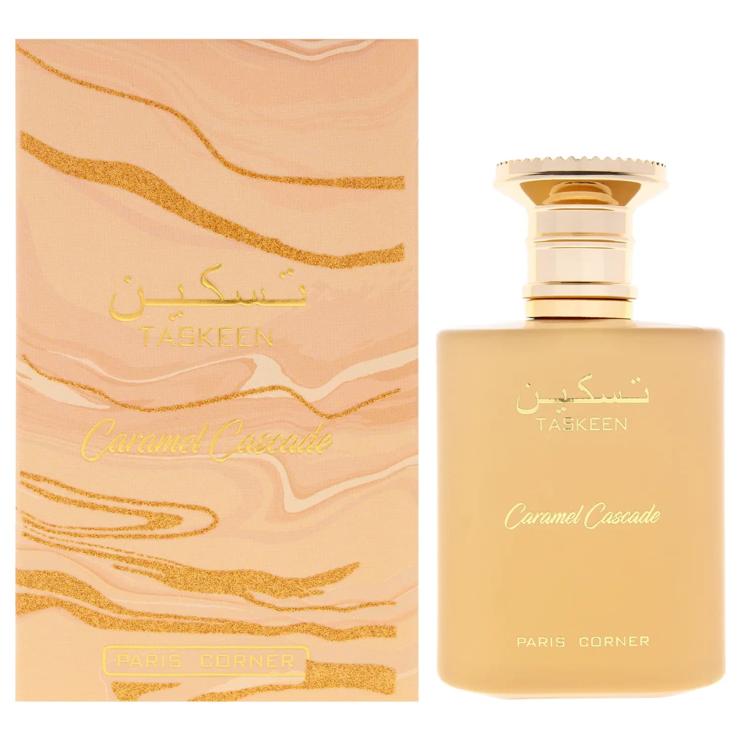 Paris Corner Taskeen Caramel Cascade Eau de Parfum 100ml / 3.4 oz for Unisex