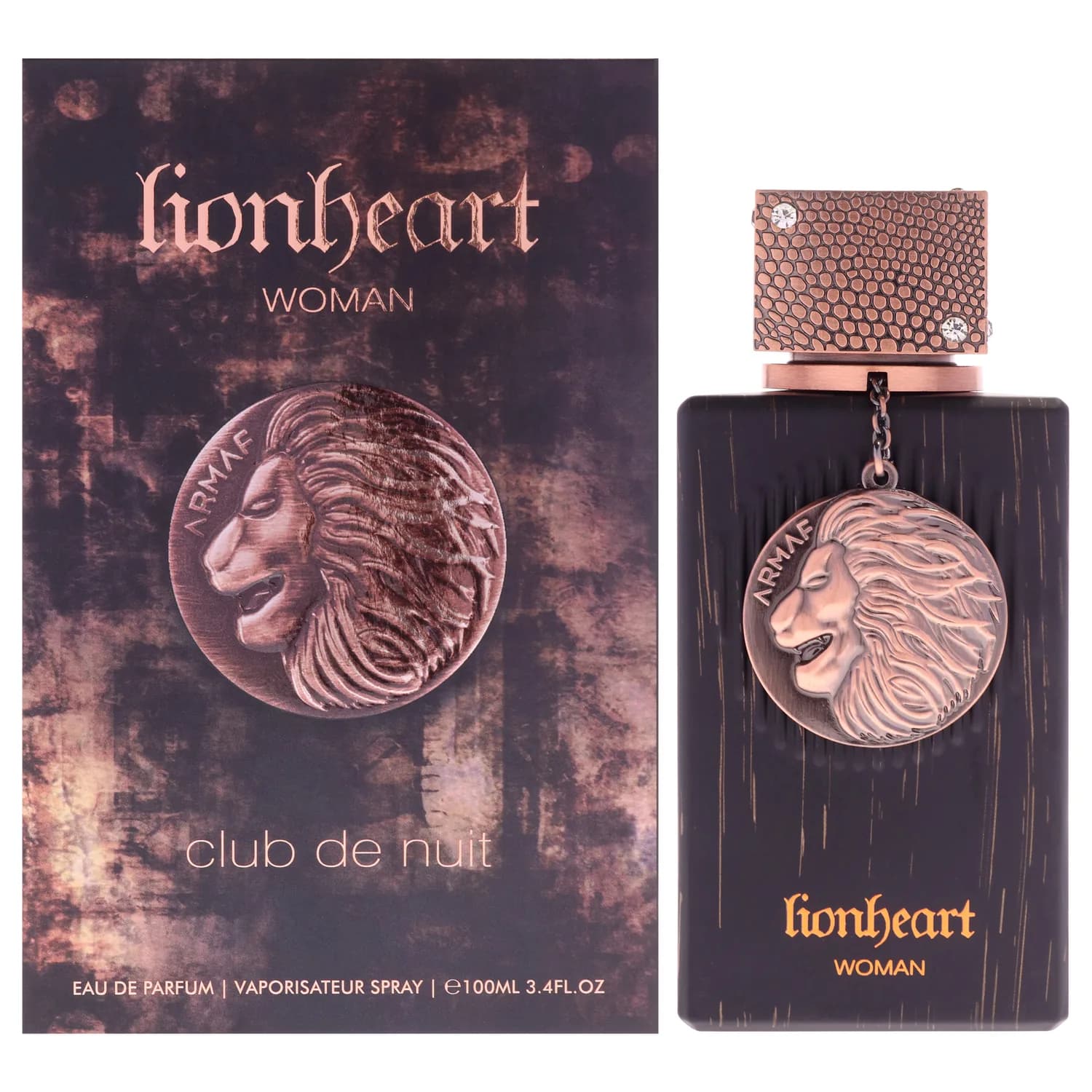 Armaf Club De Nuit Lionheart for Women Eau de Parfum Spray, 3.4 Ounce