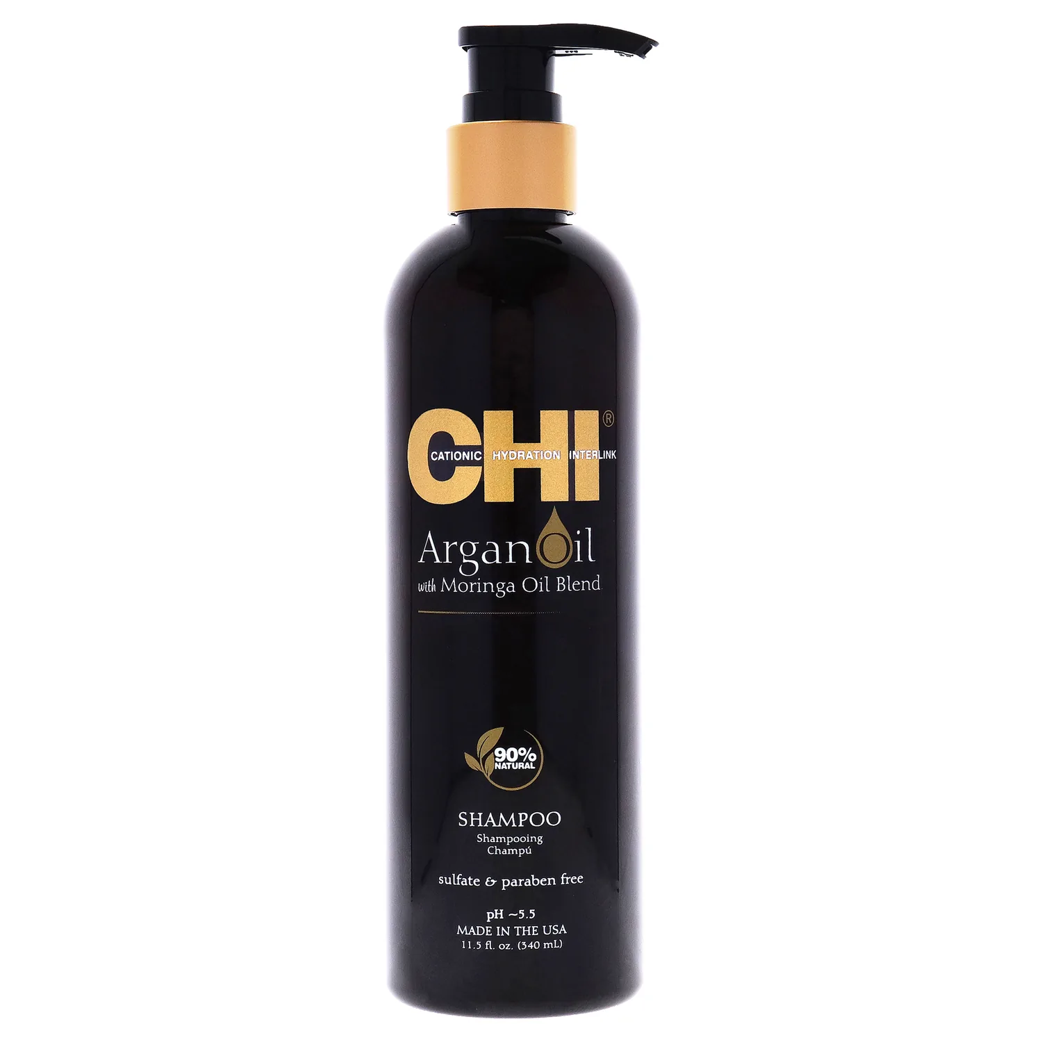 CHI Argan Oil Plus Moringa Oil Blend Shampoo 340ml / 11.5 oz