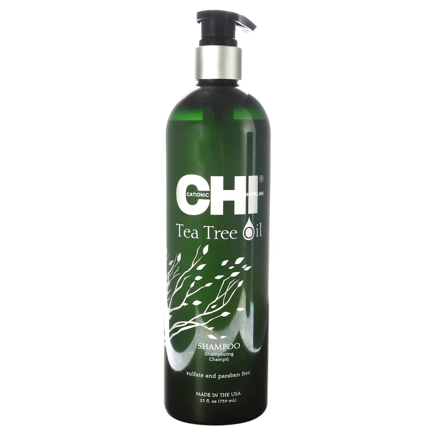 CHI Tea Tree Oil Shampoo, Strengthening Shampoo For Gently Cleansing Hair & Removing Impurities, Sulfate, Paraben, & Cruelty-Free, 25 Oz