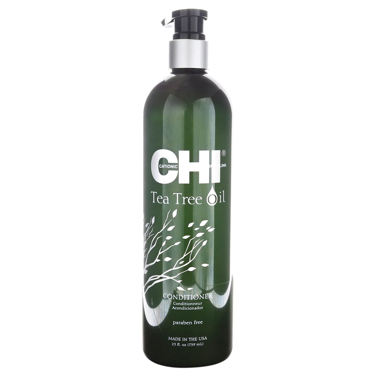 CHI Tea Tree Oil Conditioner, Strengthens Hair & Invigorates & Soothes Worn Out Locks, Sulfate, Paraben, & Cruelty-Free, 25 Oz