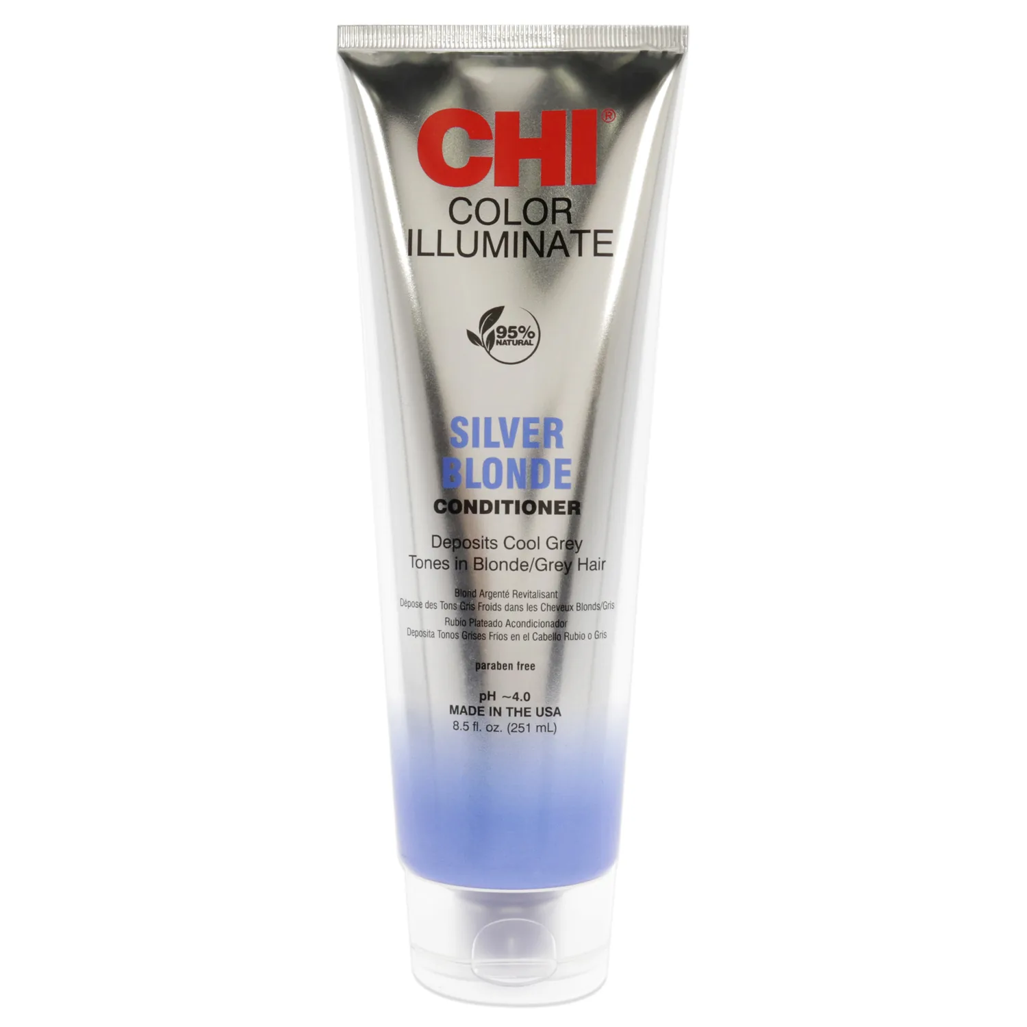 CHI Ionic Color Illuminate - Silver Blonde Conditioner 251ml / 8.5 oz